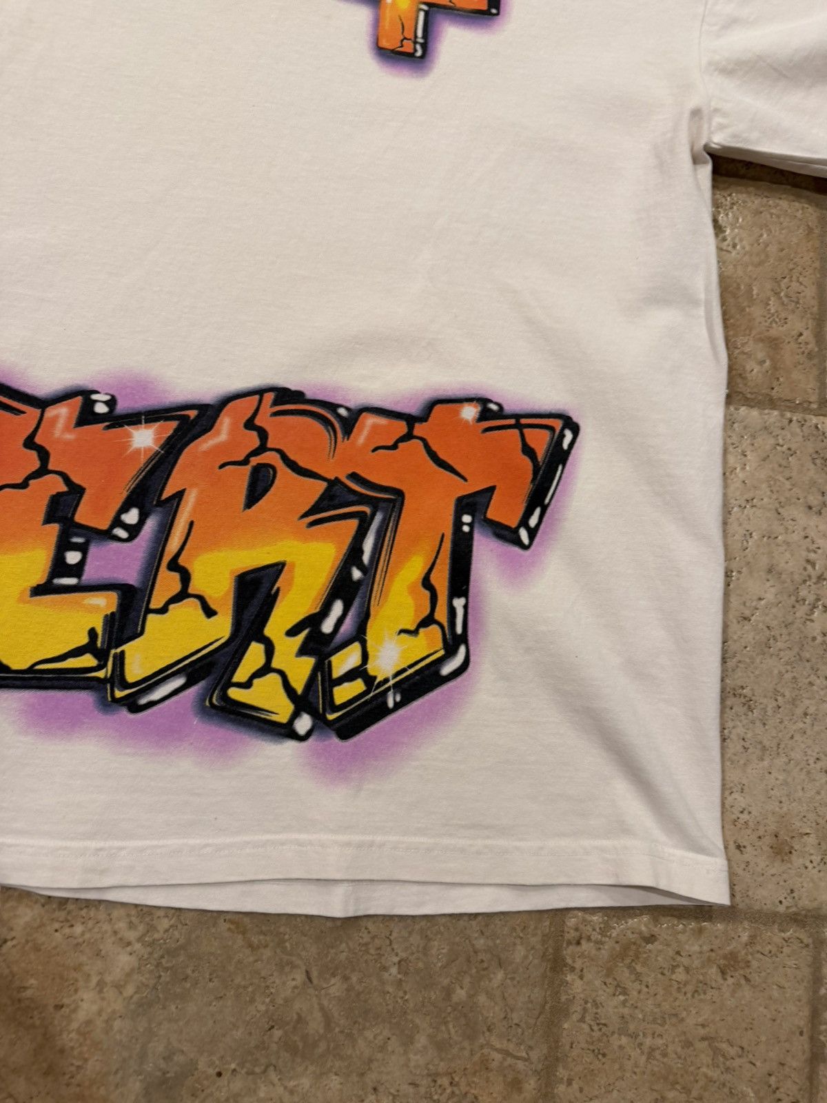 Vertabrae Vertabrae Graffiti / Art Paid in Full White Short Sleeve Tee Size US XL / EU 56 / 4 - 6 Thumbnail