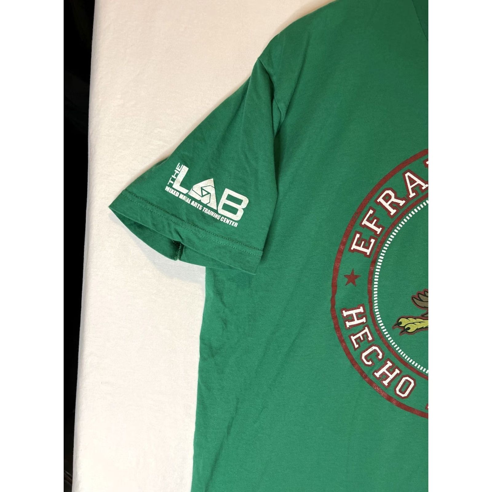 American Apparel Efrain Escudero Shirt Mens XL Green Training Camp Fight MMA Fighting Shirt Size US XL / EU 56 / 4 - 5 Thumbnail