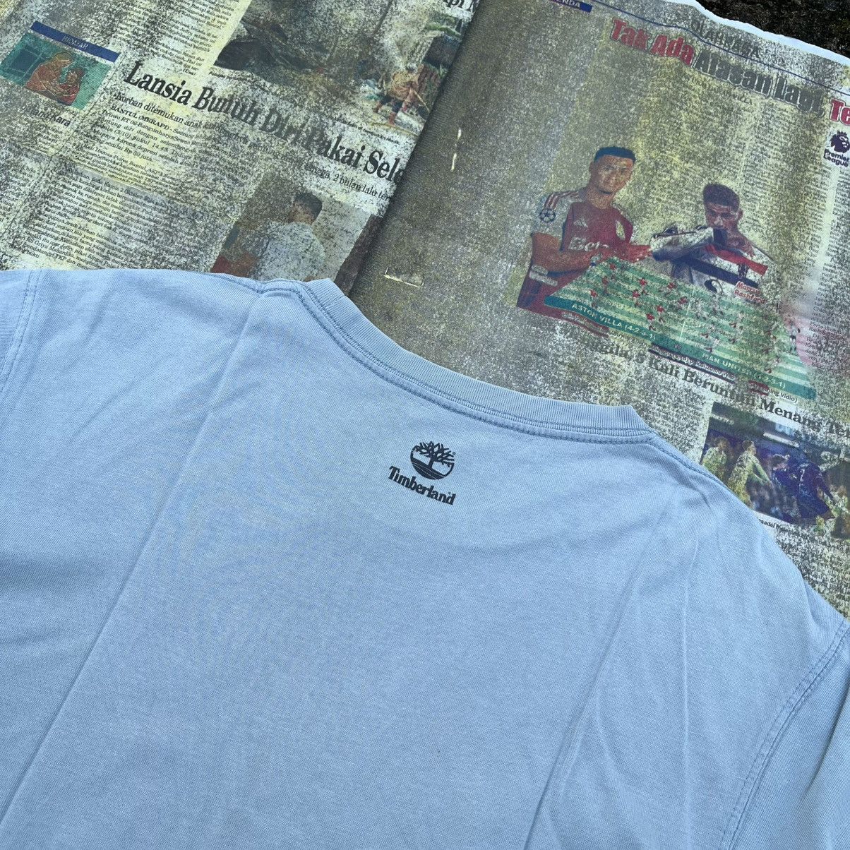 Timberland × Vintage CRAZY VINTAGE💥Timberland Tree shirt Blue sky Size US M / EU 48-50 / 2 - 8 Thumbnail