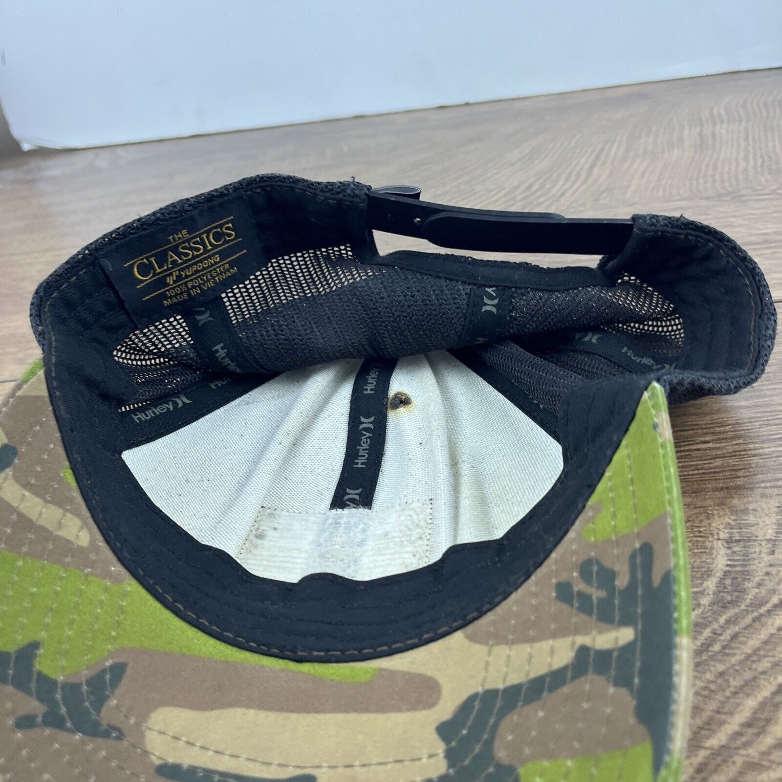 Hurley Hurley Snapback Hat Green Camo Hat Adjustable Adult Size Hat Size ONE SIZE - 14 Thumbnail