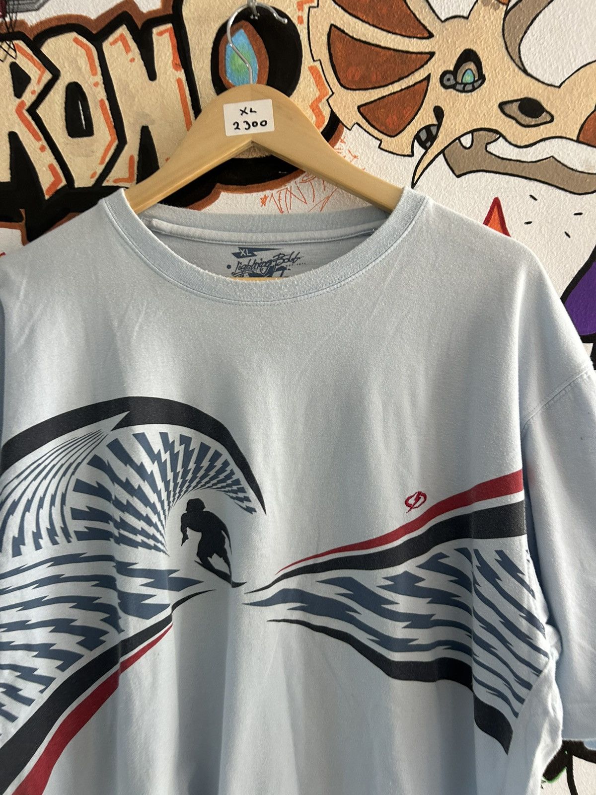 Lightning Bolt × Vintage LightingBolt Surf Tee Size US XL / EU 56 / 4 - 2 Thumbnail