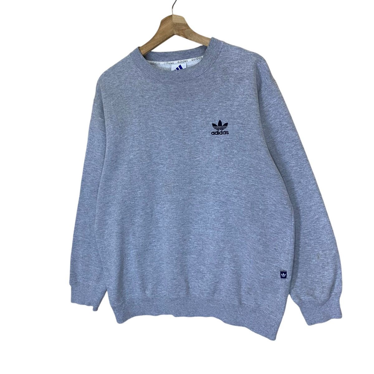Adidas Vintage 90s Adidas Small Logo Crewneck Sweatshirt Size US M / EU 48-50 / 2 - 3 Thumbnail