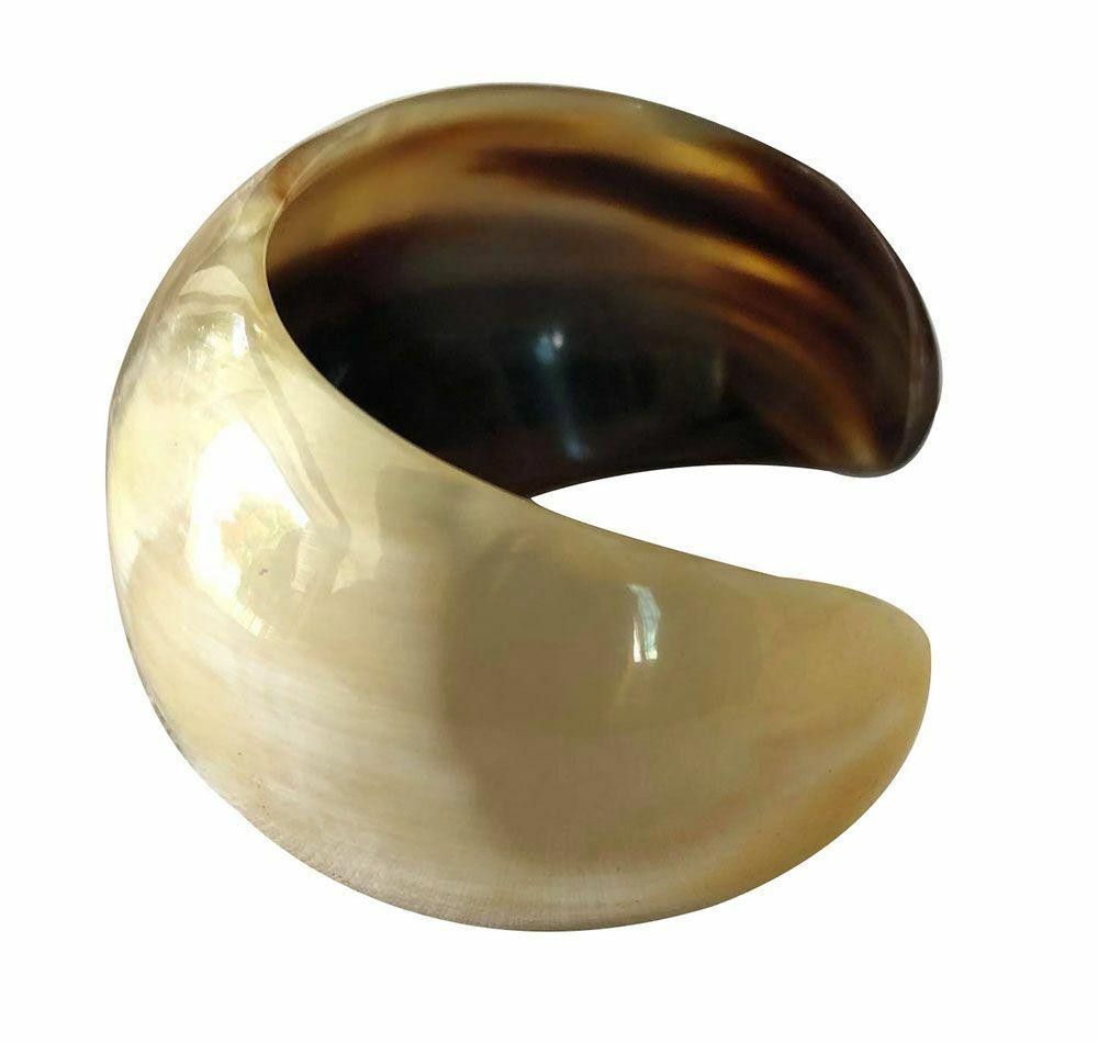 Designer New Textured Cow Horn Bracelet. Size ONE SIZE - 2 Thumbnail