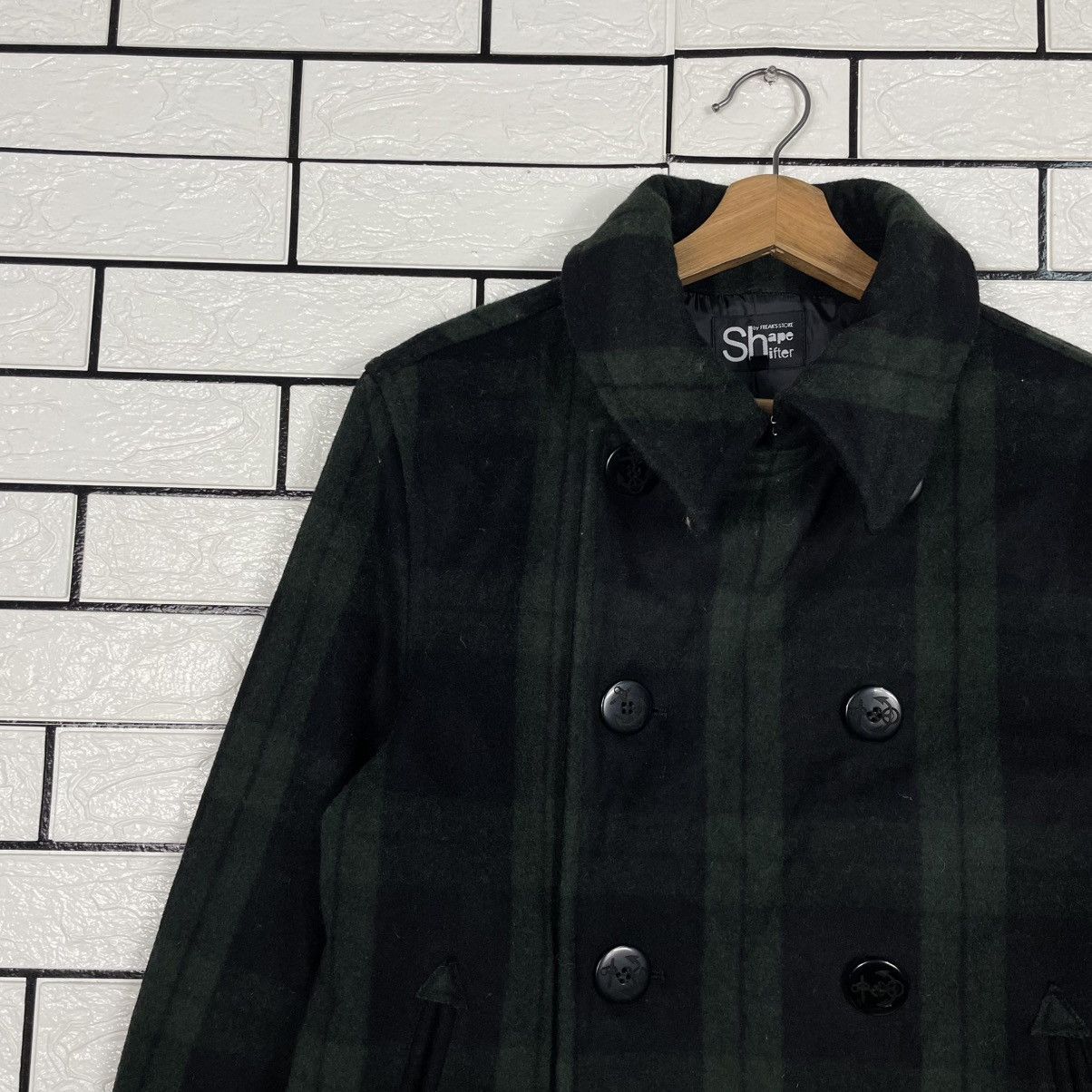 Japanese Brand Shape Shifter By Freak's Store Double Breasted Tartan Jacket Size US M / EU 48-50 / 2 - 6 Thumbnail