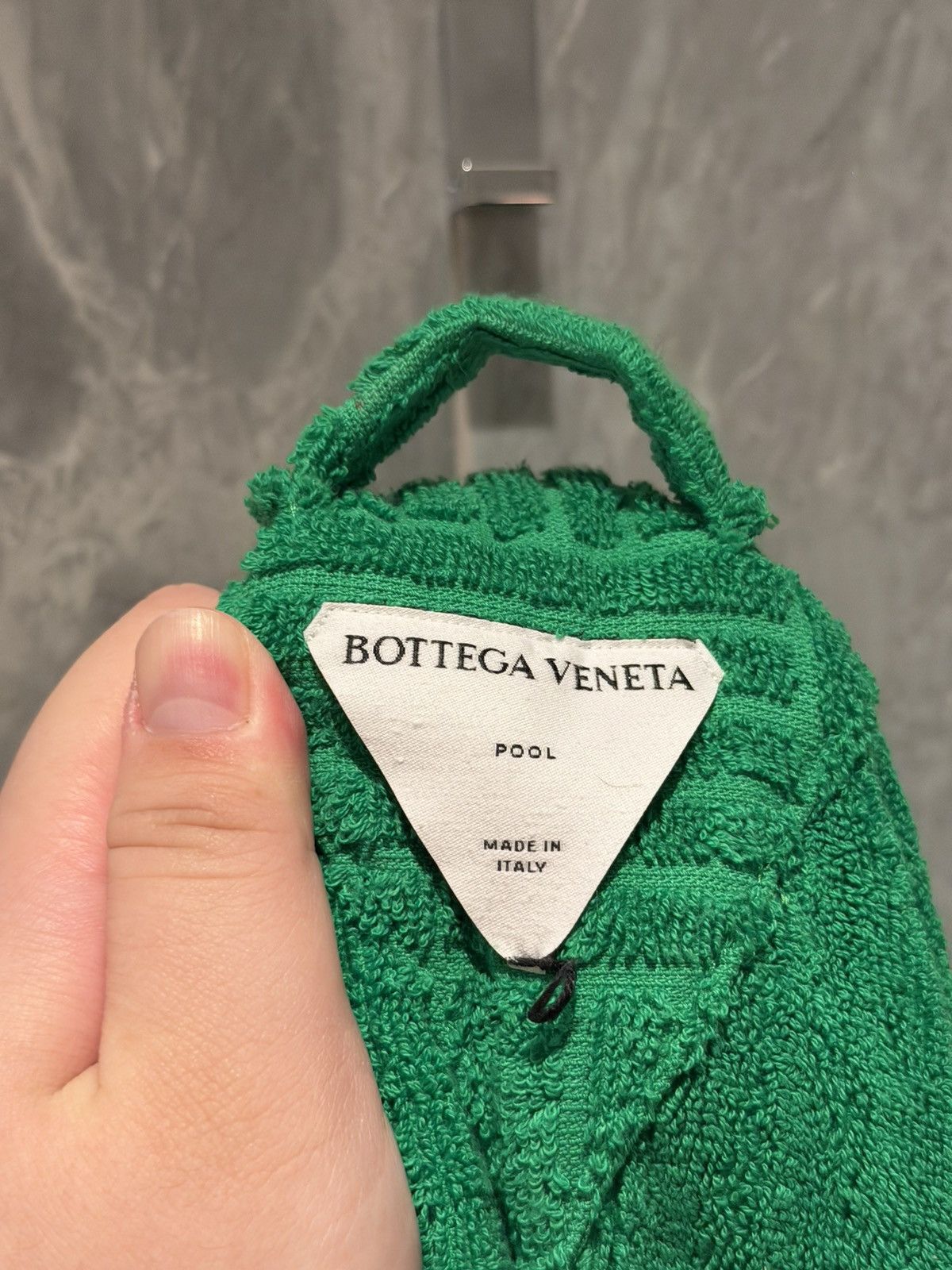 Bottega Veneta Bottega Veneta Intreccio Pattern Cotton Bathrobe in Grass Size US L / EU 52-54 / 3 - 5 Thumbnail