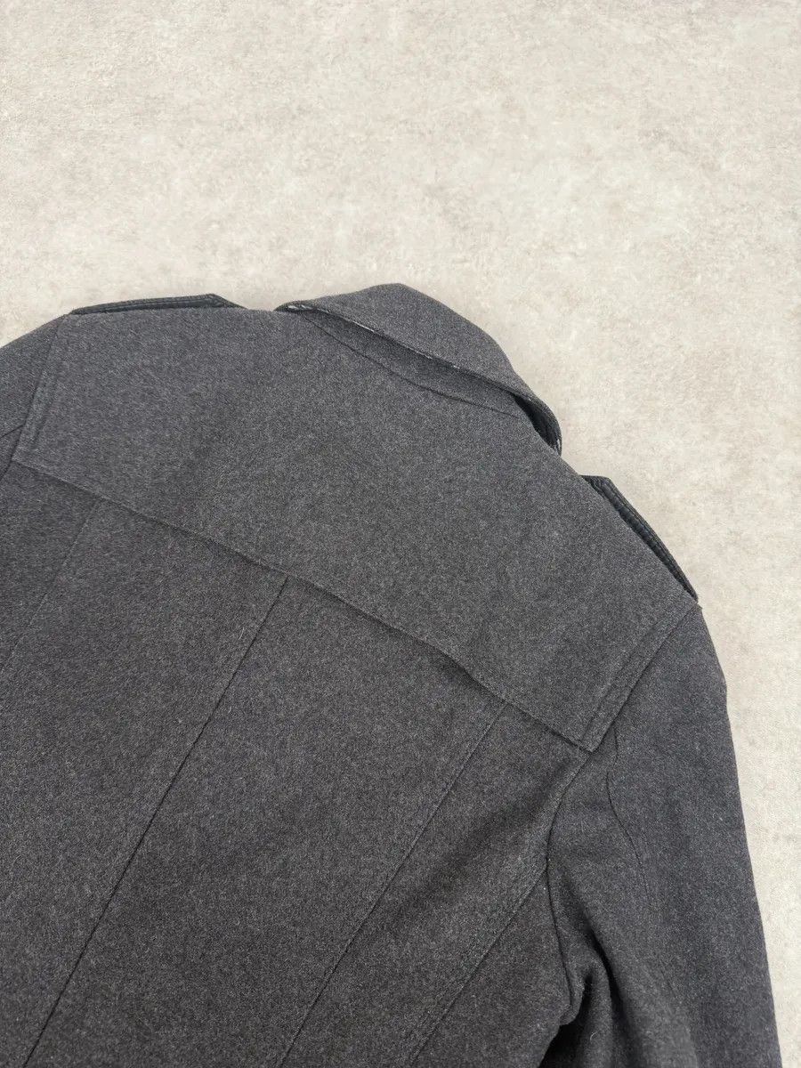 Dolce & Gabbana AW2009 Dolce & Gabbana Grey Caban Buttoned Officer Wool Coat Size US M / EU 48-50 / 2 - 8 Thumbnail