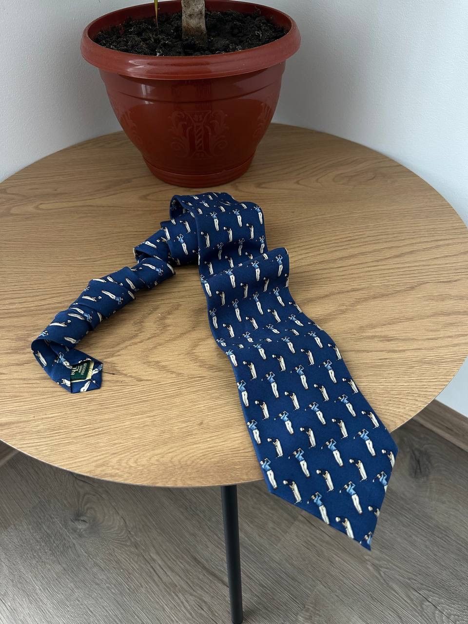 Polo Ralph Lauren Vintage Ralph Lauren Golf Tie Blue Silk Necktie Size ONE SIZE - 1 Thumbnail