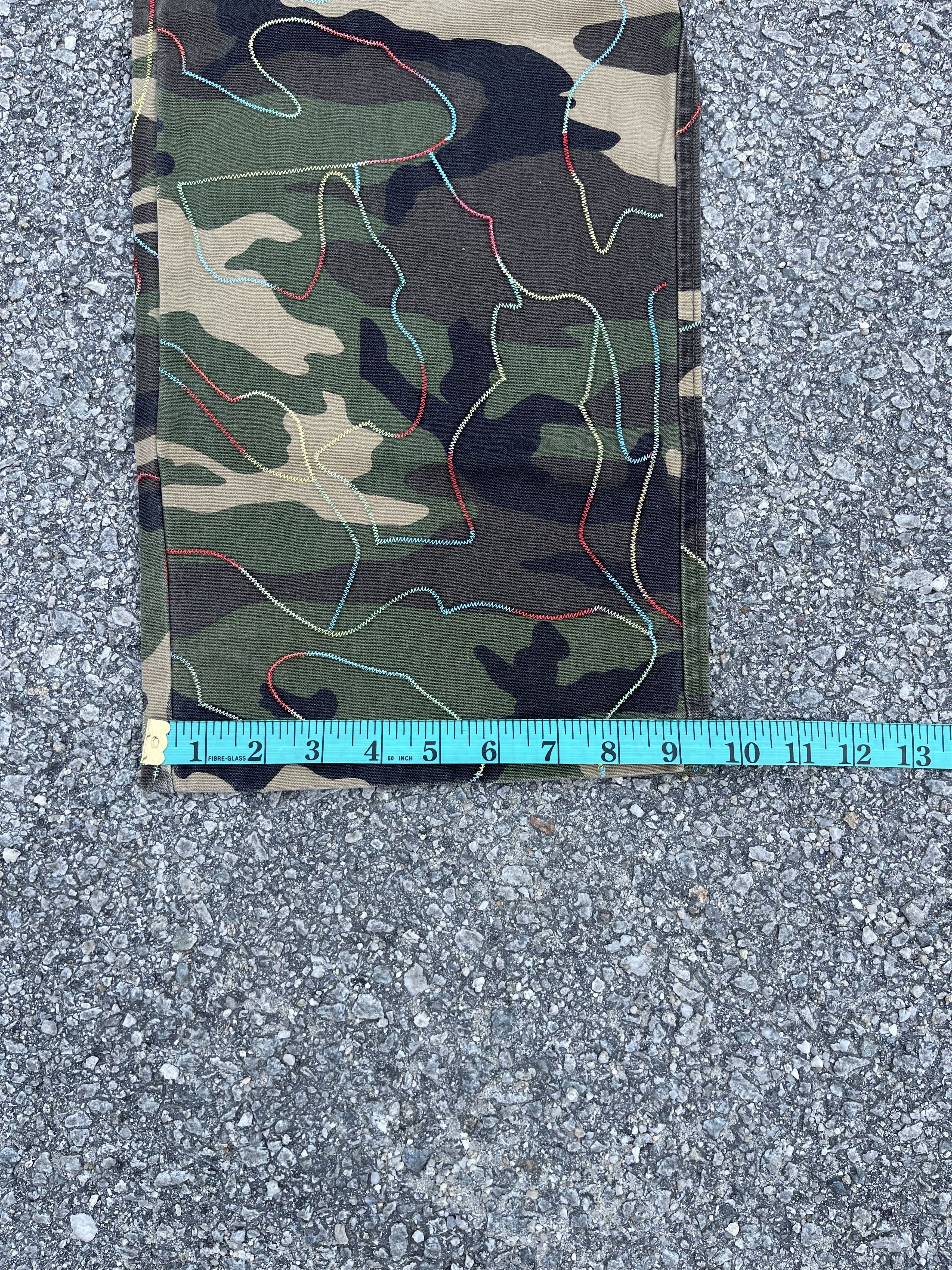 55DSL × Le Grande Bleu (L.G.B.) Army Camouflage Cargo Rainbow Embroidery Stitching Size US 30 / EU 46 - 15 Thumbnail
