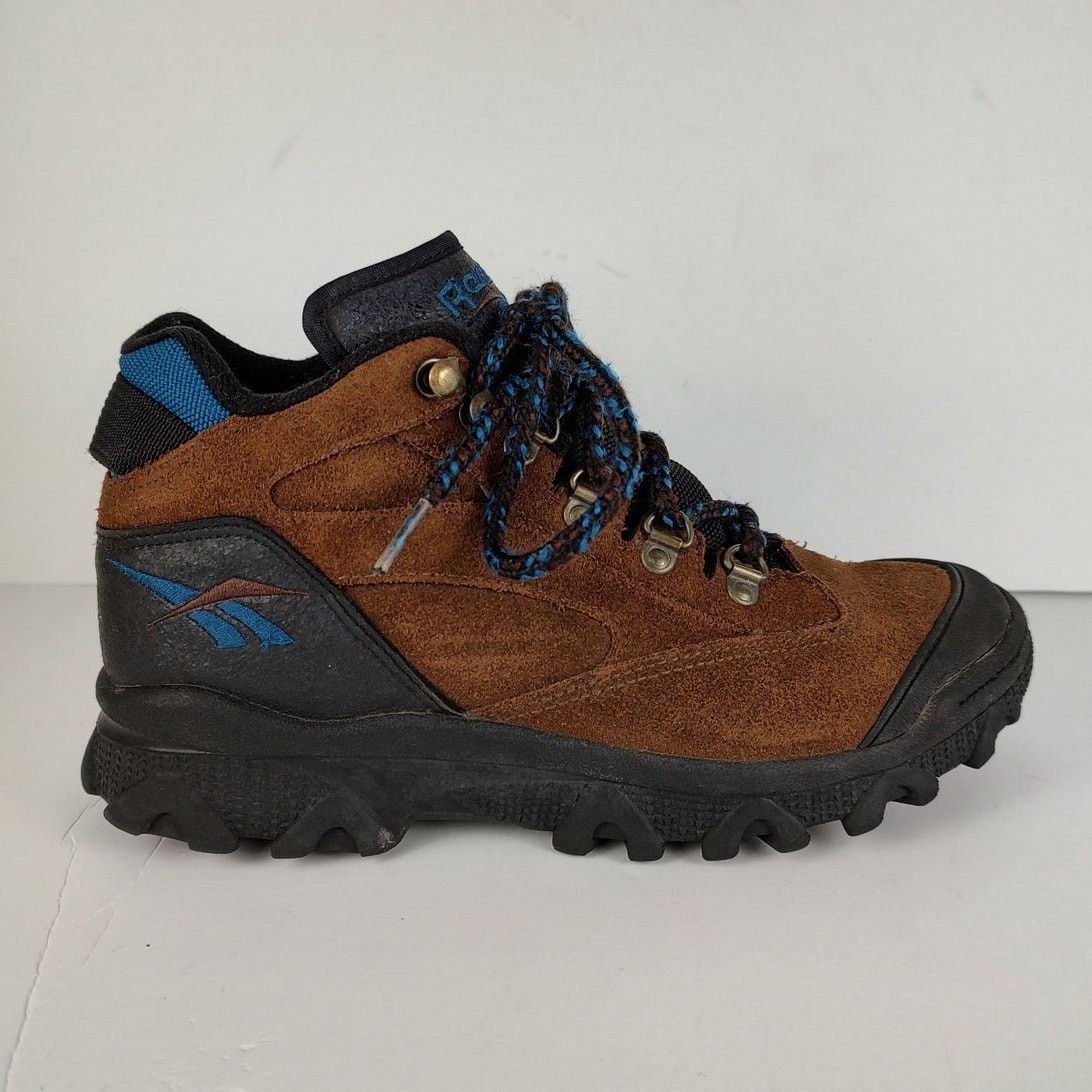 Reebok VTG 90s Reebok brown suede gorpcore street boots womens 6.5 Size US 6.5 / IT 36.5 - 1 Thumbnail