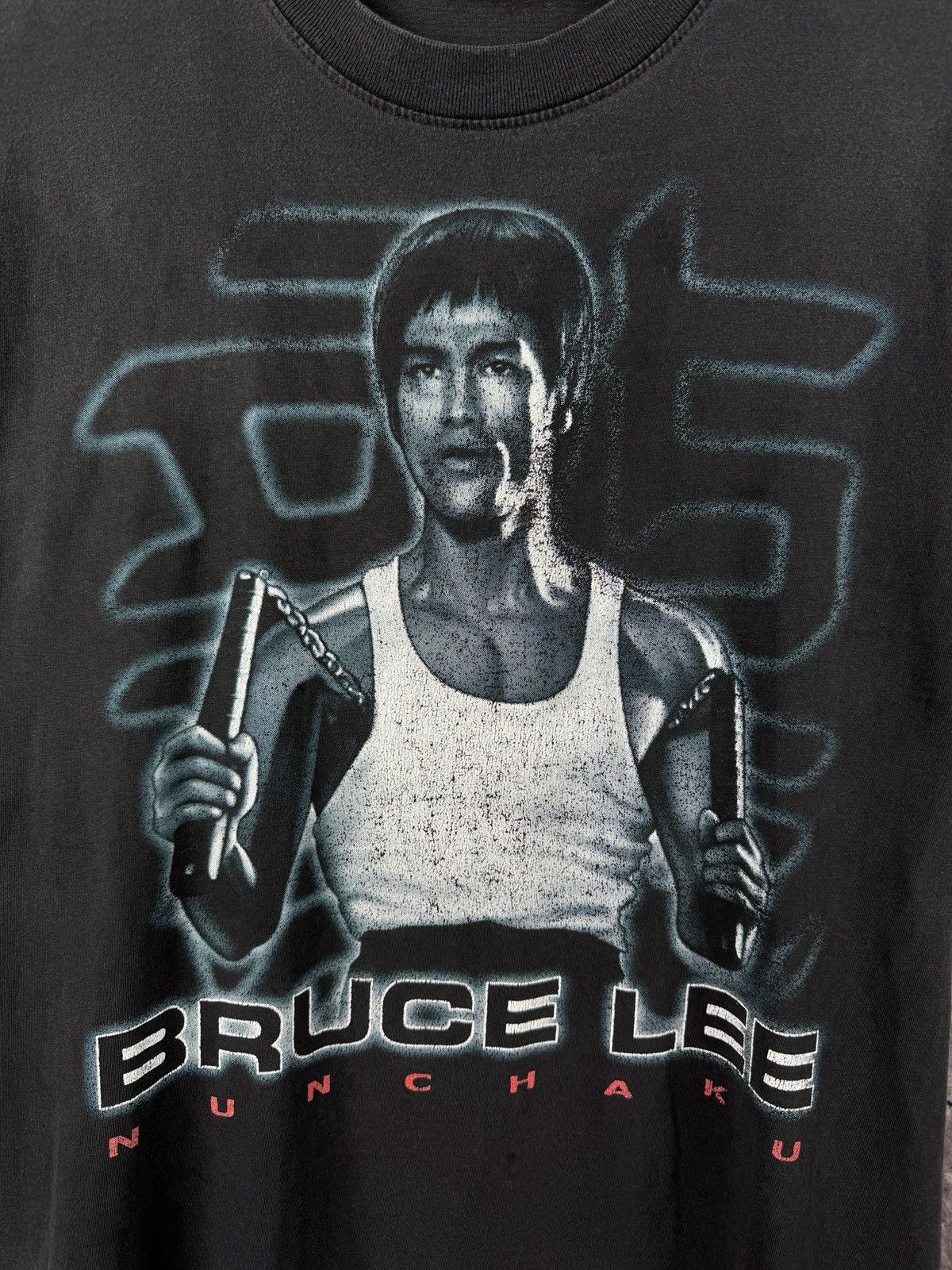 Vintage Vintage Bruce Lee Nunchaku The Dragon Tee Size XL Size US XL / EU 56 / 4 - 6 Thumbnail