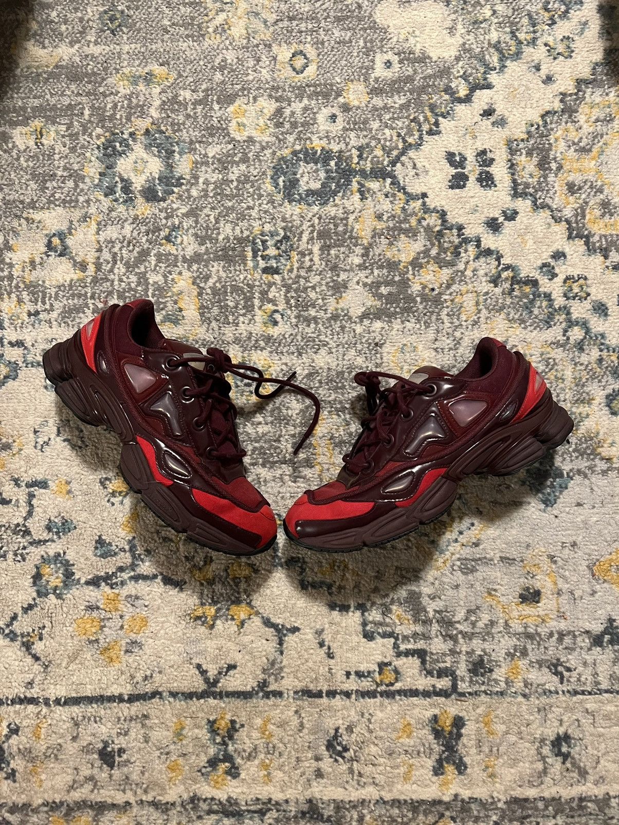 raf simons ozweego burgundy