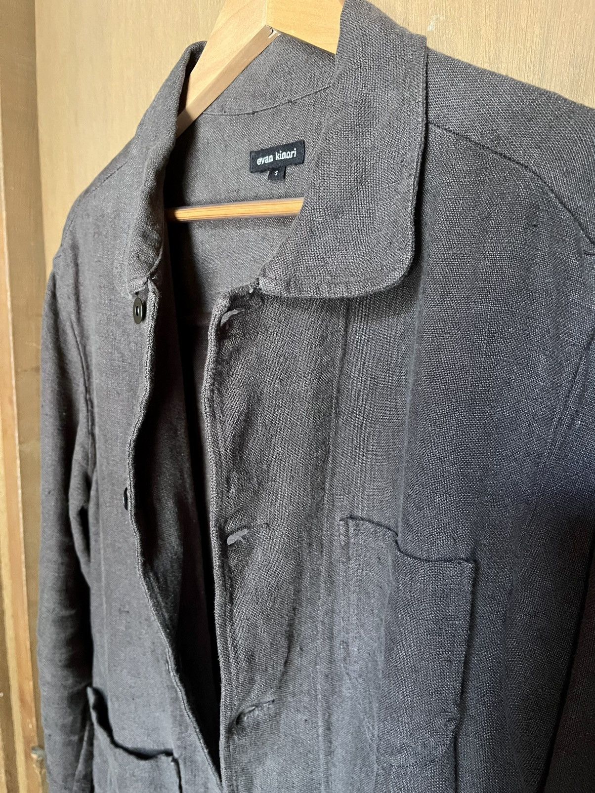 Evan Kinori EVAN KINORI 100% Linen Size S Size US S / EU 44-46 / 1 - 12 Thumbnail