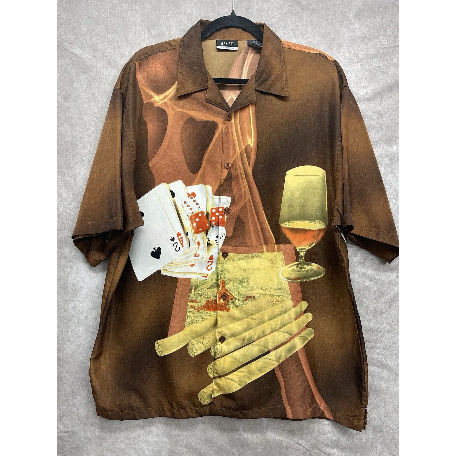 Other J/e/t Strtwr Crazy Shirts Vintage 90s Button Up Shirt Cigar Size US L / EU 52-54 / 3 - 2 Thumbnail