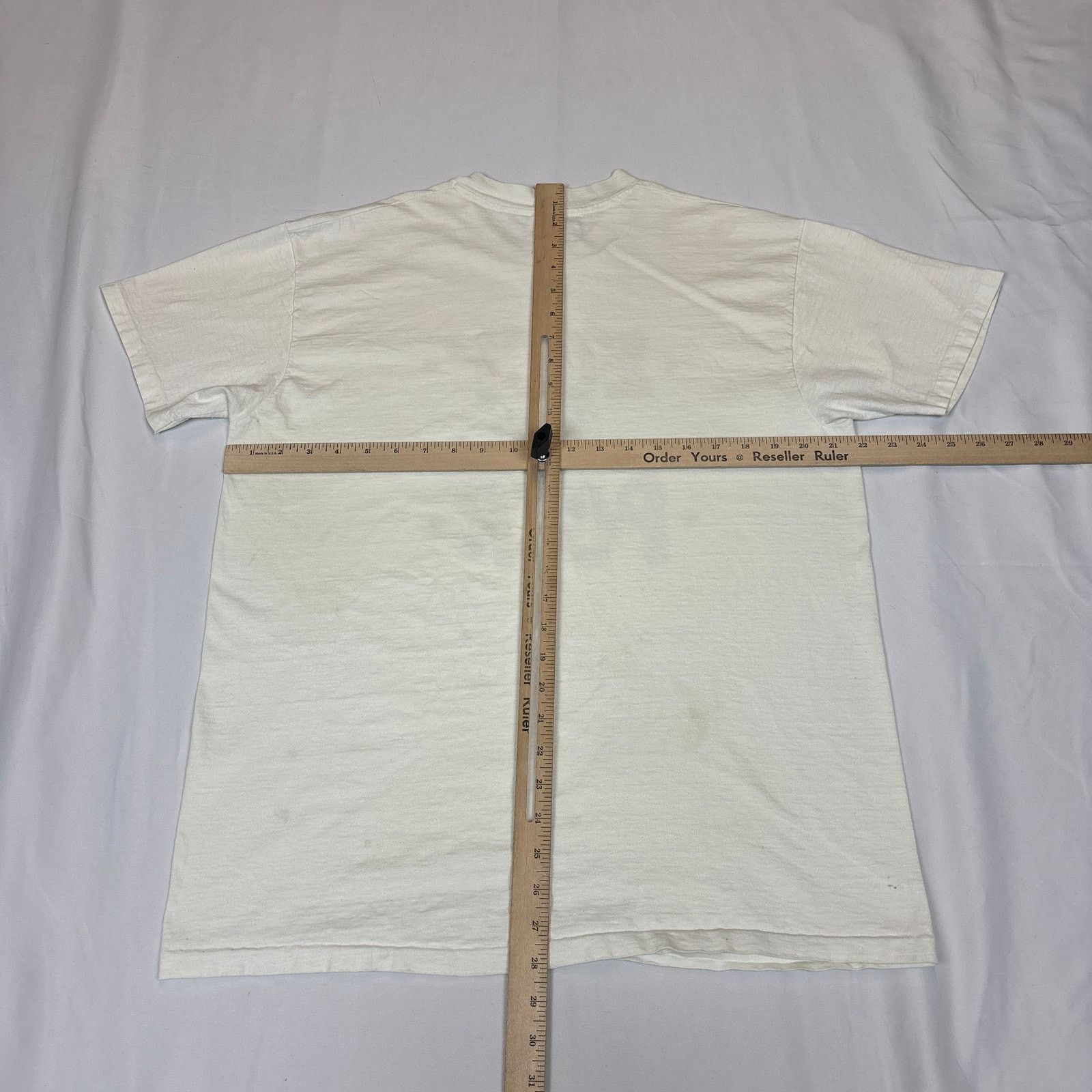 Hanes Vintage 70s Flip Shirt XL Eucy Pocr F*ck Humor Tee Size US XL / EU 56 / 4 - 4 Thumbnail