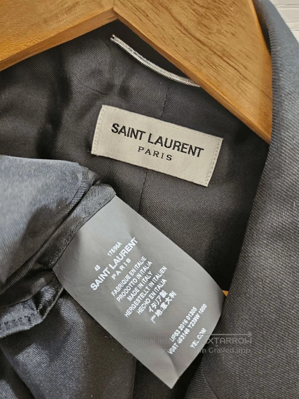 Saint Laurent Paris Sz 48 Saint Laurent Paris Runway Batch Jacket. Size US M / EU 48-50 / 2 - 9 Thumbnail