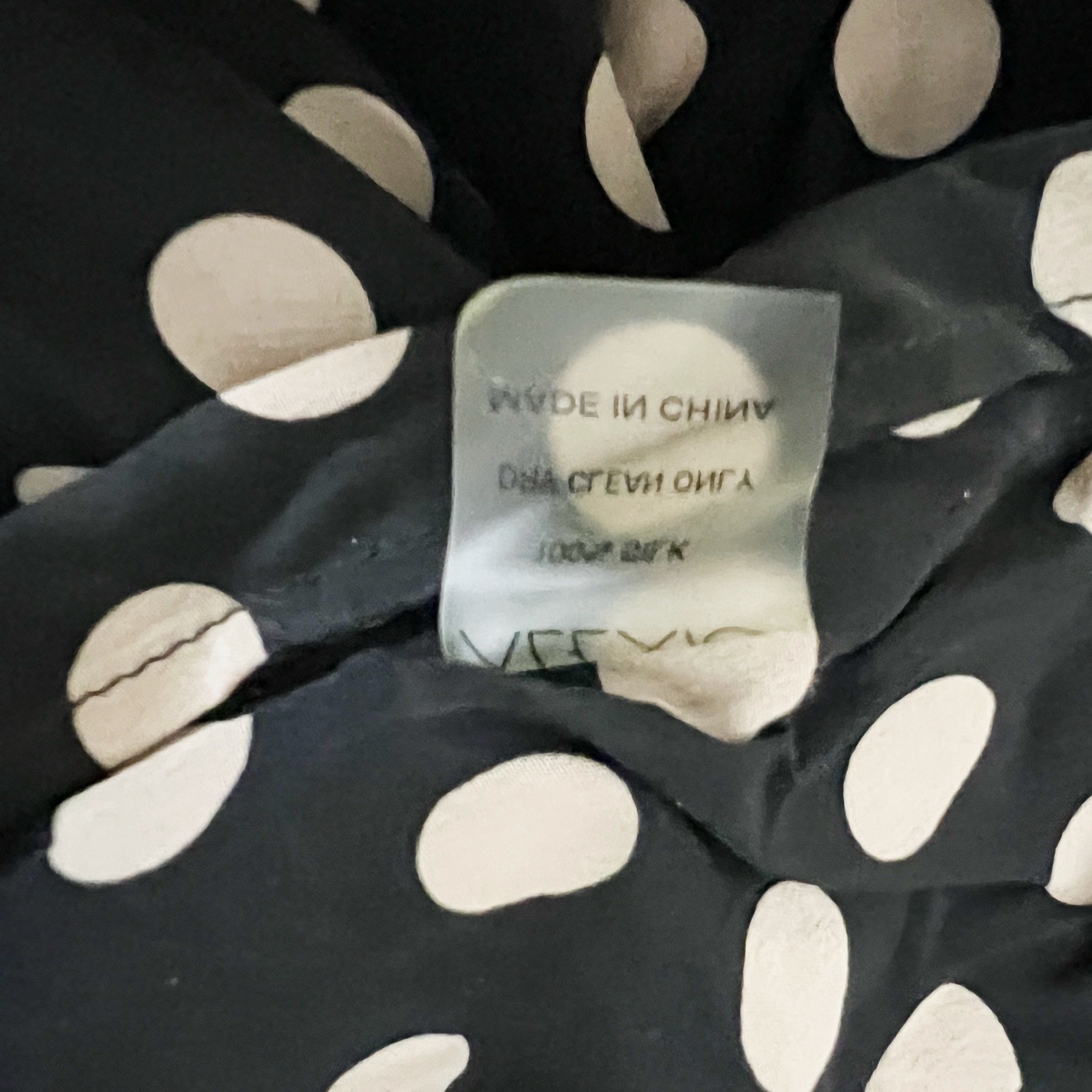 ALEXIS NEW Alexis Vidal Silk Chiffon Beige Polka Dot Size M / US 6-8 / IT 42-44 - 3 Thumbnail