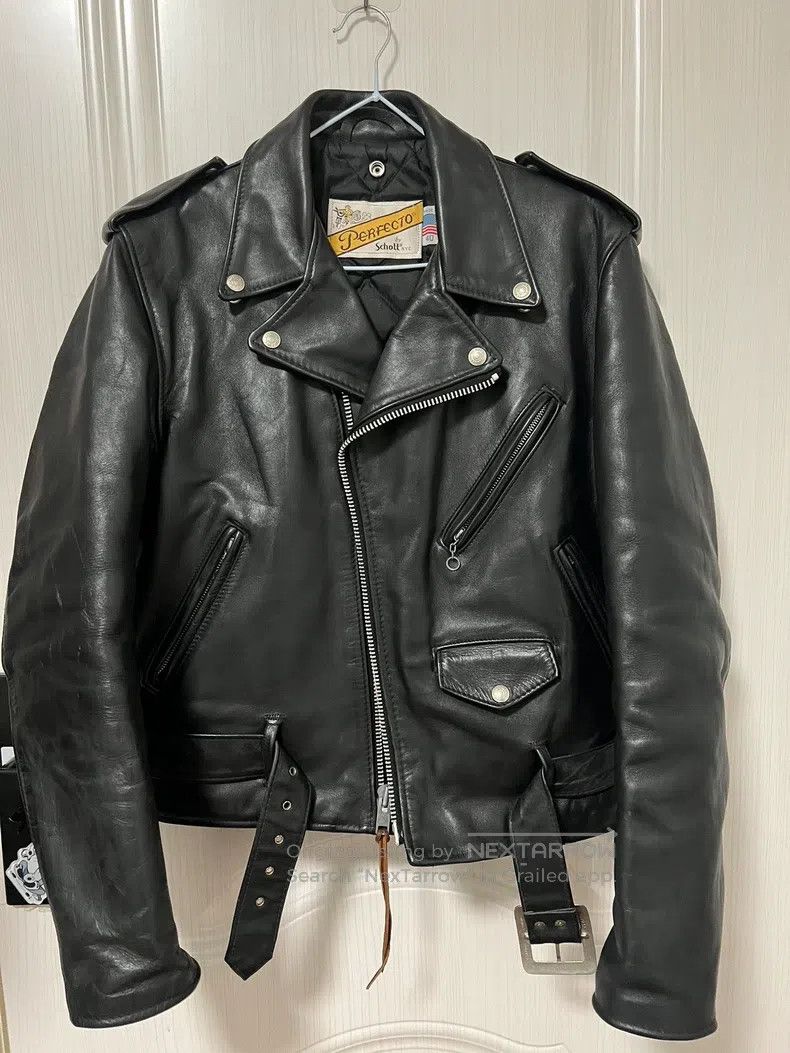 Schott Schott Heavy leather coat Size US L / EU 52-54 / 3 - 1 Thumbnail