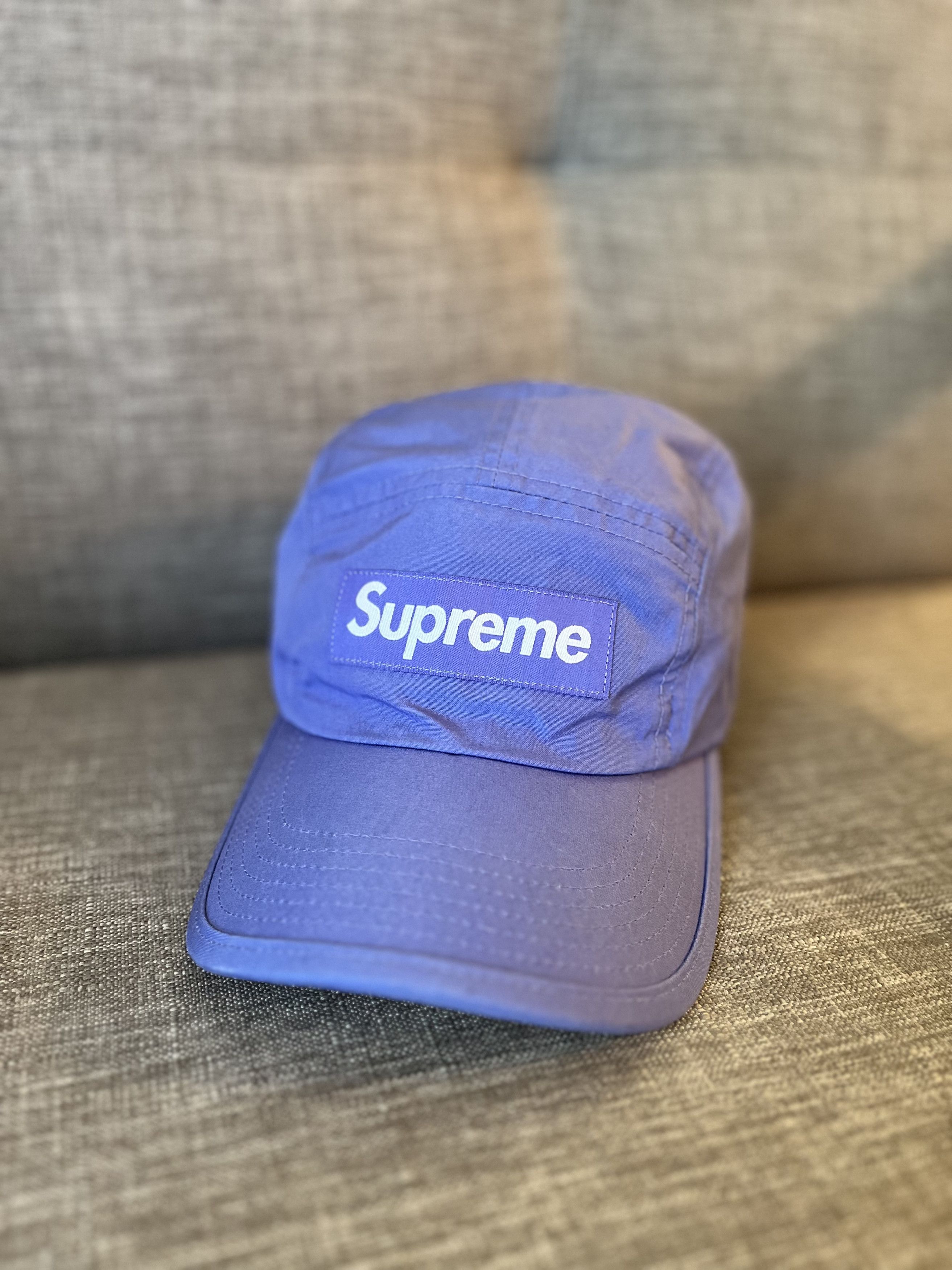 Supreme FW21 Shockcord Camp Cap in Blue