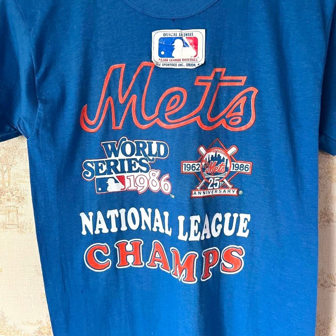 Other NWT Vintage 1986 NY Mets World Series Tee | Medium (17x28”) Size US M / EU 48-50 / 2 - 2 Thumbnail