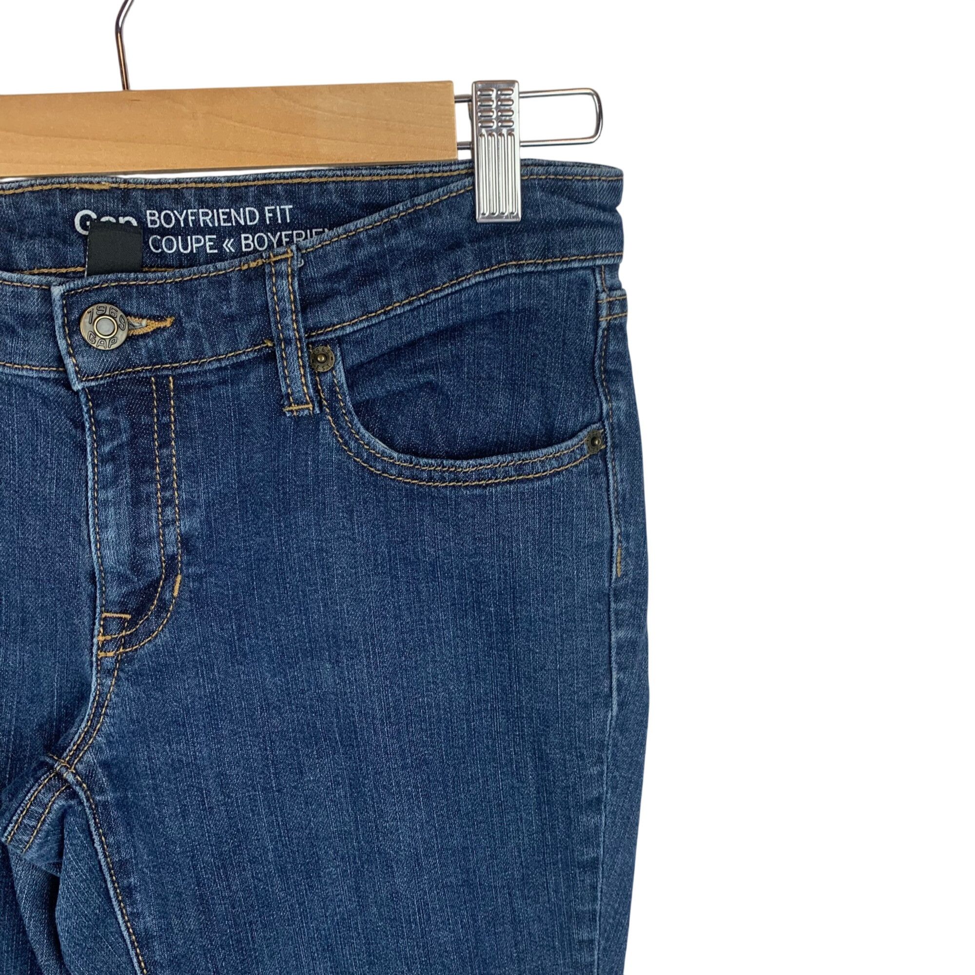 Gap Gap boyfriend cuffed capris fit Womens Jeans size 2 Size 26" / US 2 / IT 38 - 3 Thumbnail