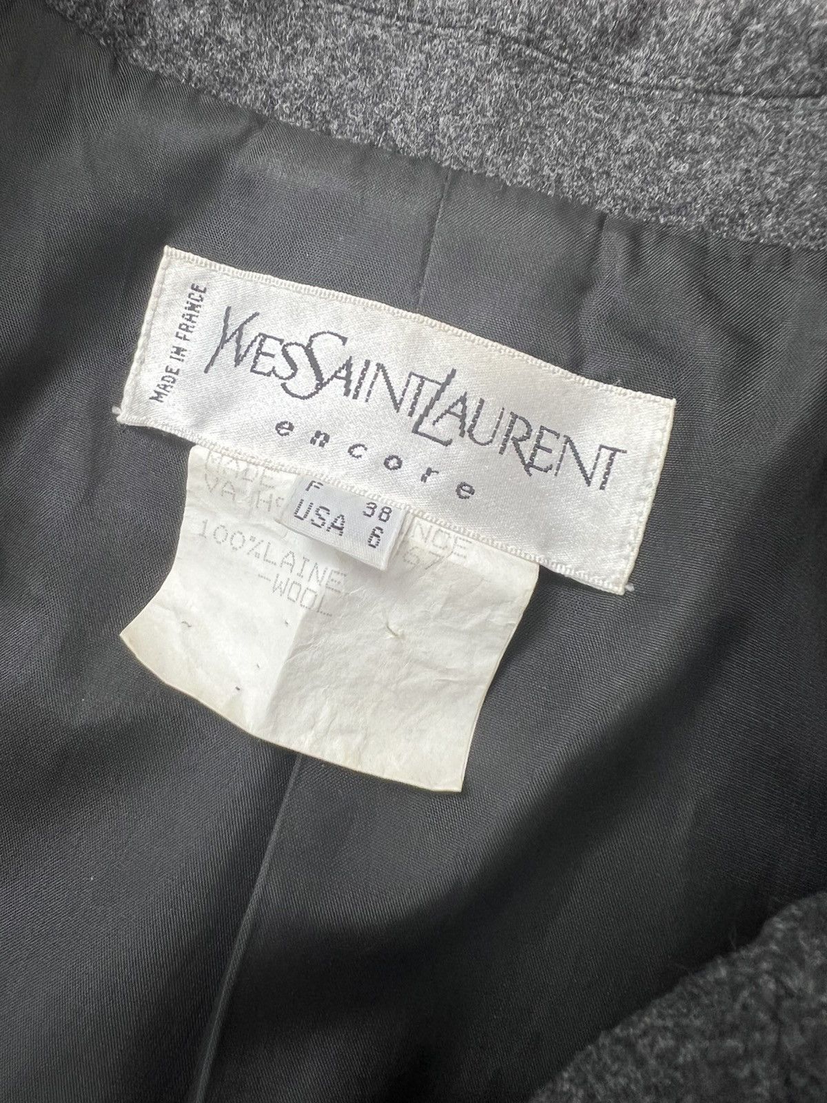 Vintage Yves saint laurent wool blazer jacket Size M / US 6-8 / IT 42-44 - 3 Thumbnail