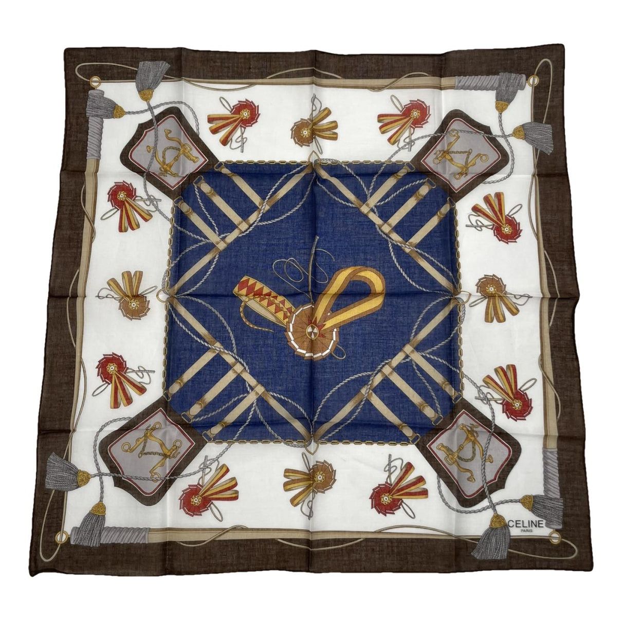 Celine Multicolour Silk Silk Handkerchief Size ONE SIZE - 1 Thumbnail