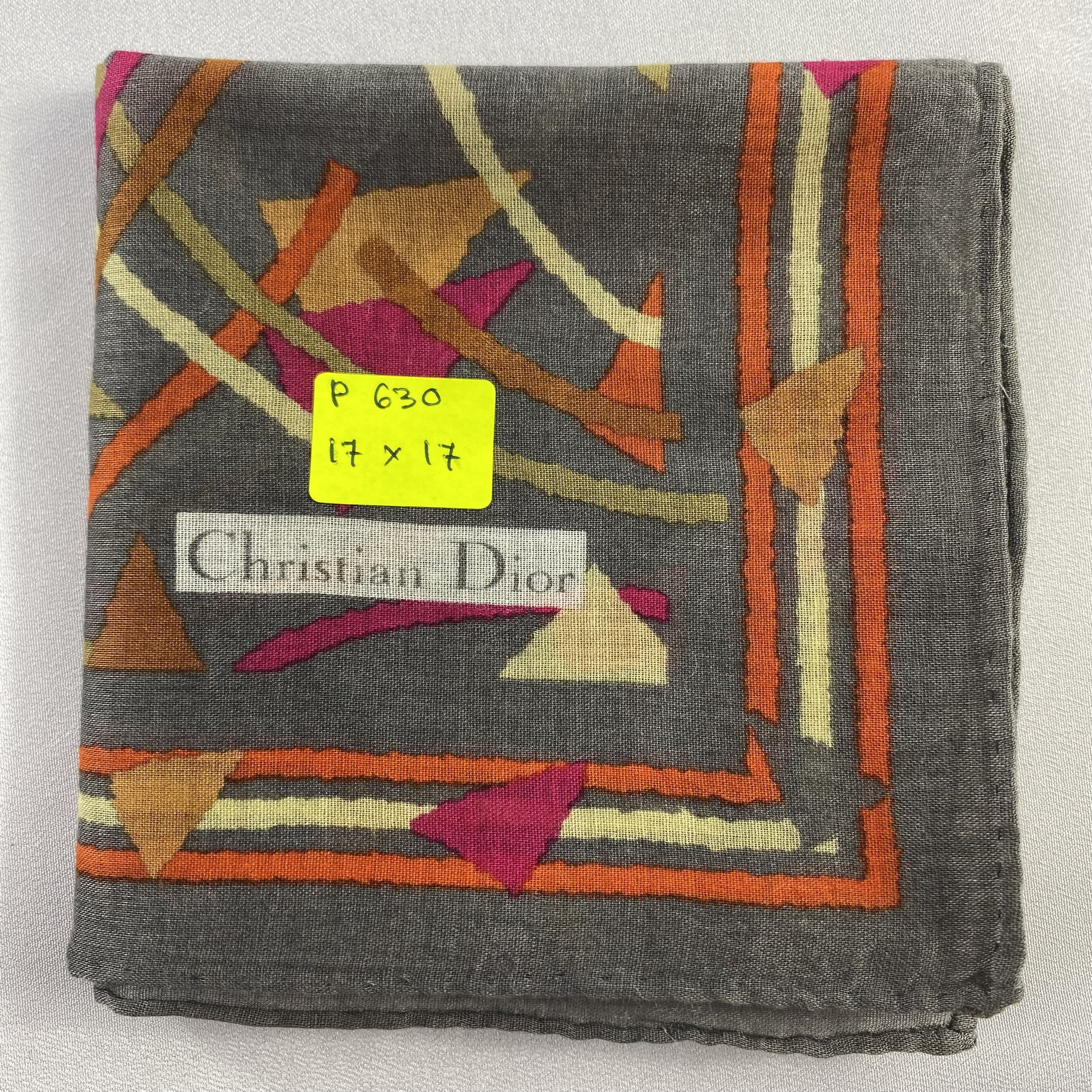 Vintage Christian Dior Monsieur Handkerchief / Neckerchief-P630 Size ONE SIZE - 5 Thumbnail