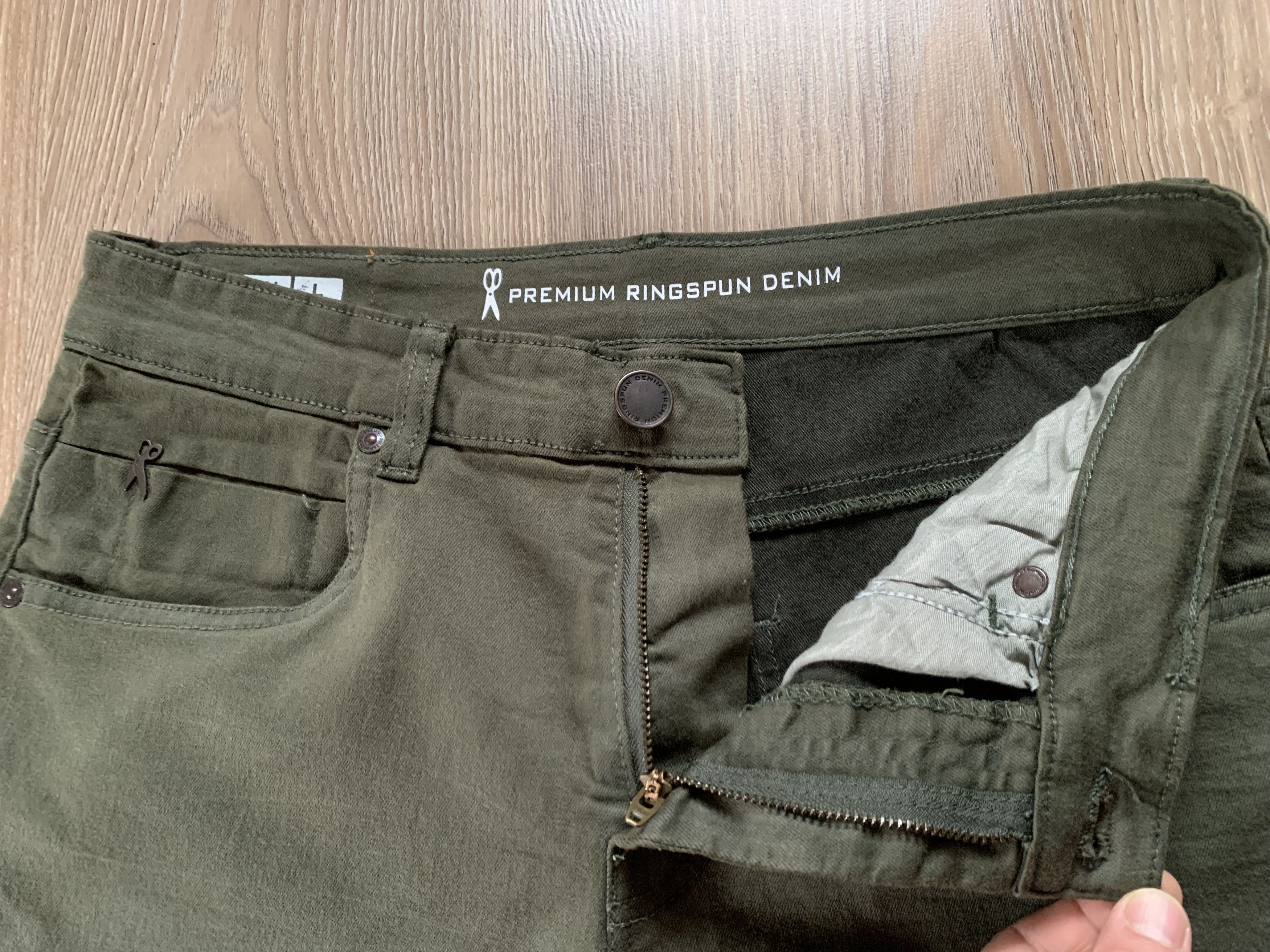 Ringspun Ringspun Slim Stretch Pocket Khaki Jeans Size US 32 / EU 48 - 5 Thumbnail