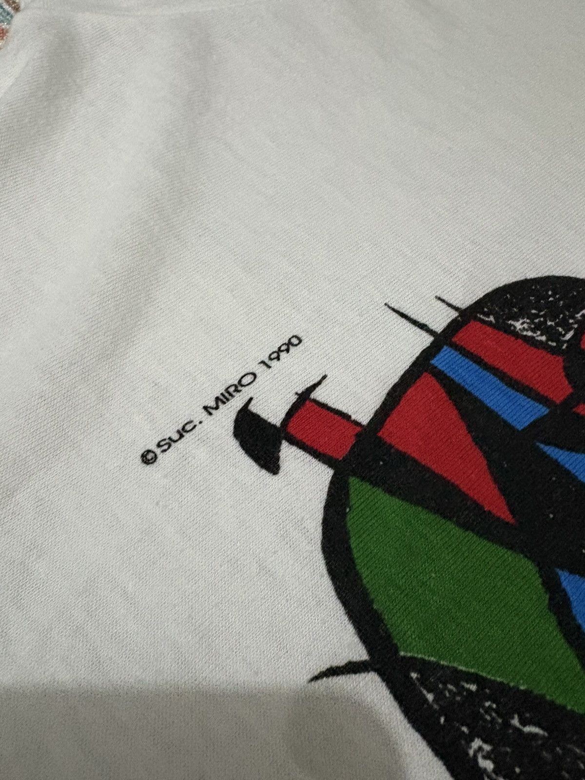 Vintage 90s Joan Miro Vintage Art Tee Size US XL / EU 56 / 4 - 4 Thumbnail