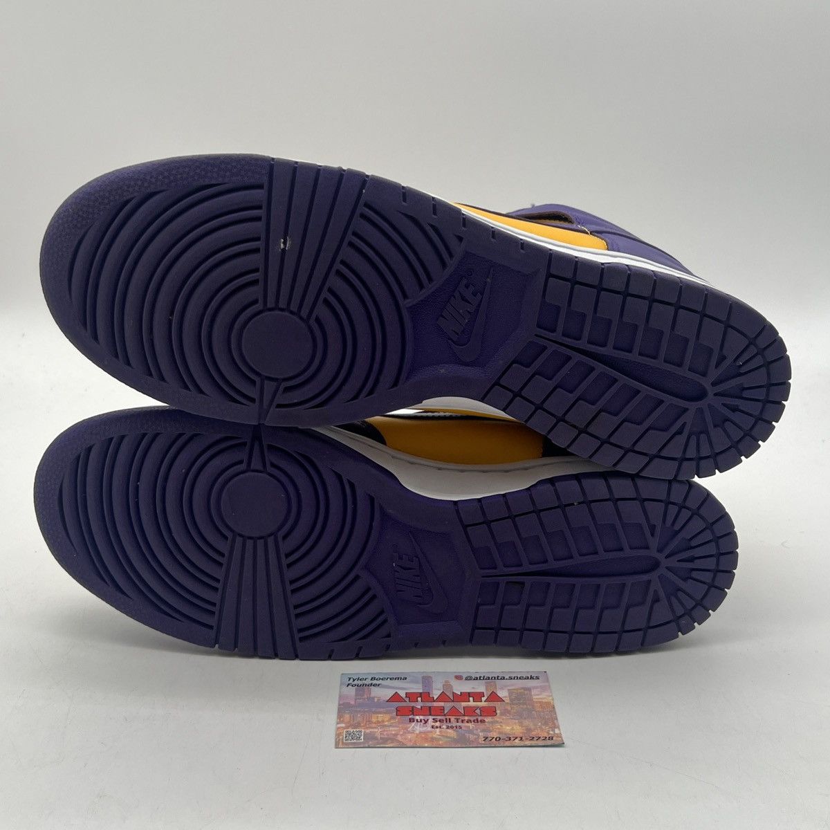 Nike Nike dunk high lakers Size US 11 / EU 44 - 7 Thumbnail