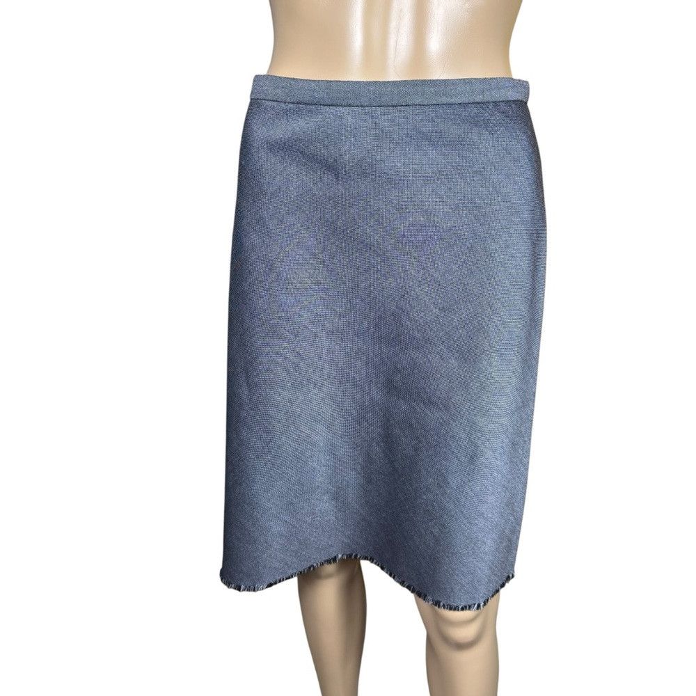 Marc Jacobs Marc Jacobs Wool Mohair Skirt Gray Knee Length Size 6 Size 28" / US 6 / IT 42 - 1 Thumbnail