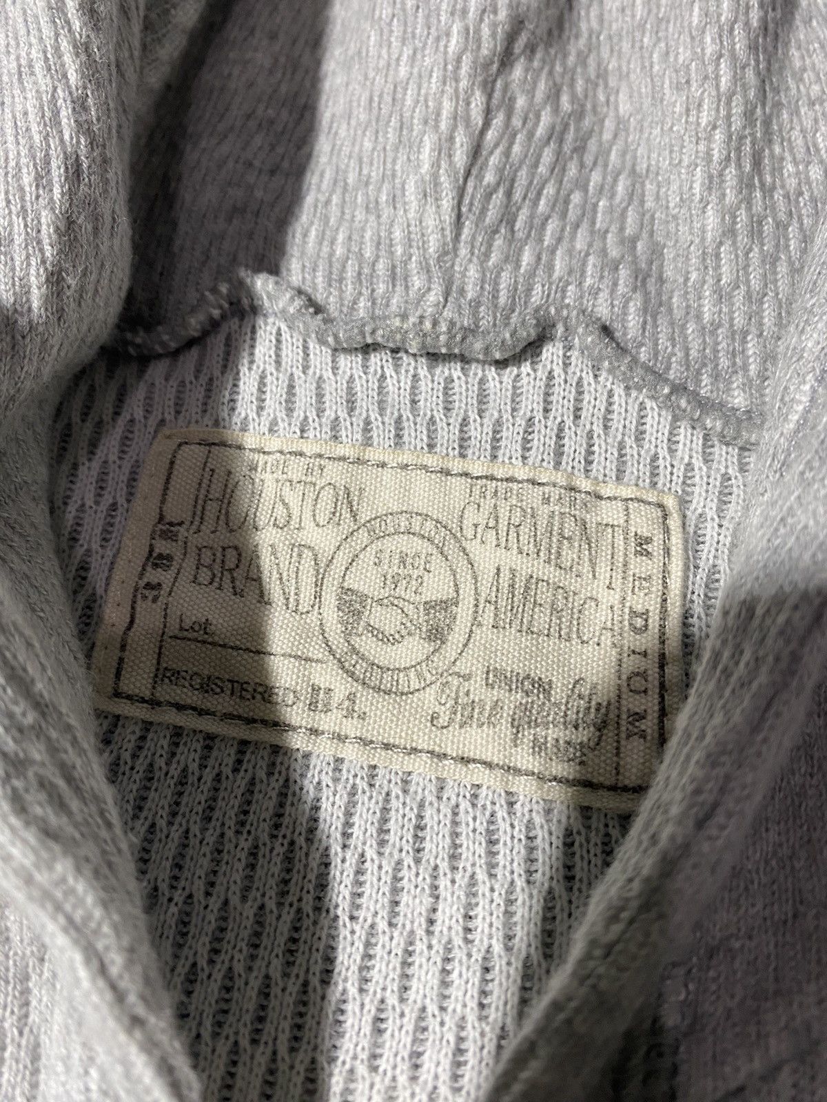 Japanese Brand × Vintage Vintage Houston Thermal Zip Hoodie Size US M / EU 48-50 / 2 - 5 Thumbnail