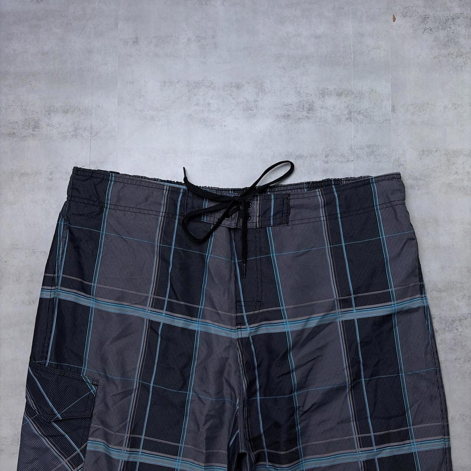 Other Y2K Grey Laguna Surf Grunge Baggy Board Shorts Size US 36 / EU 52 - 2 Thumbnail