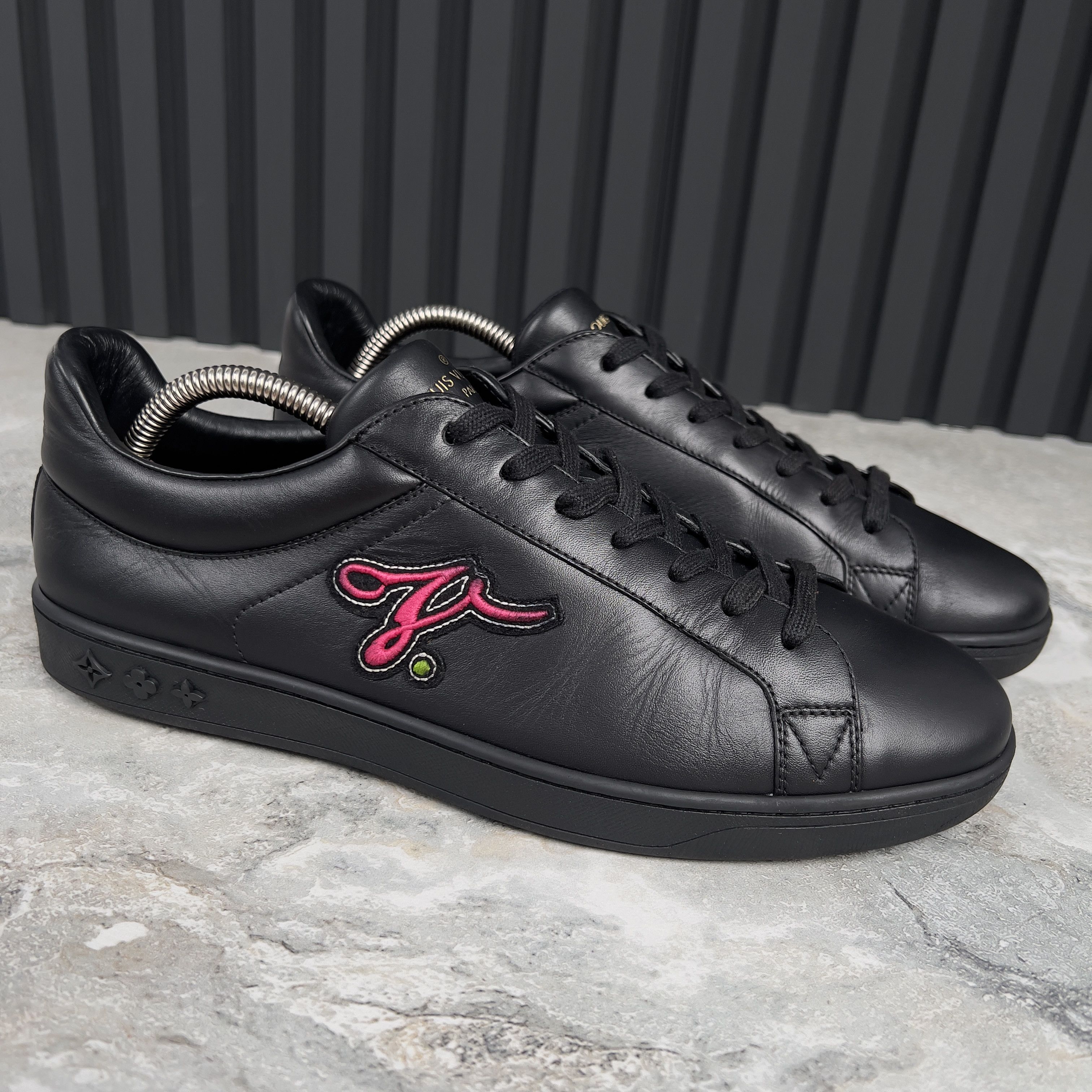 Louis Vuitton Louis Vuitton Luxembourg Sneaker Embroidered Leather Size US 8 / EU 41 - 6 Thumbnail