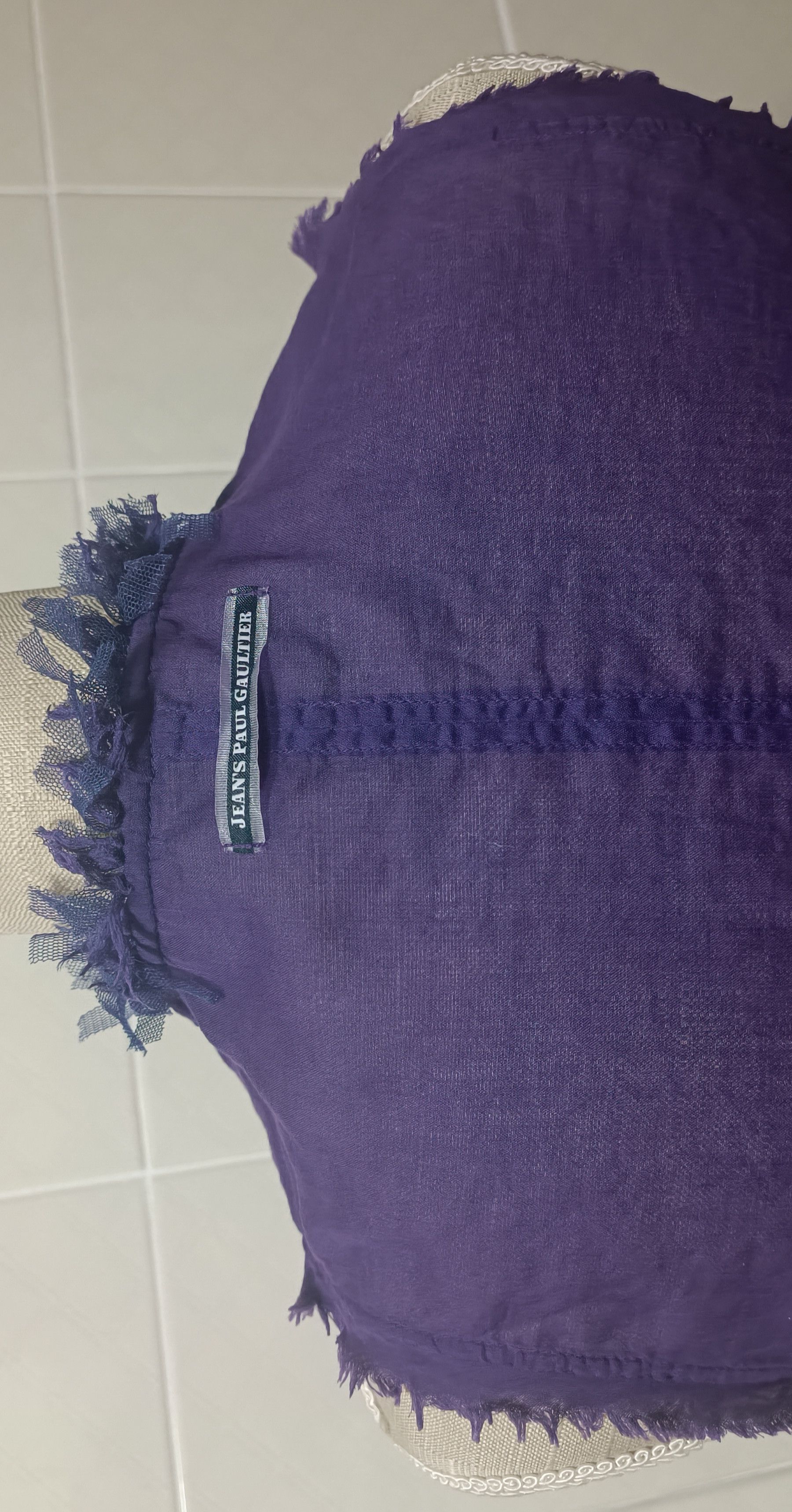 Jean Paul Gaultier Purple blouse with fringes Size M / US 6-8 / IT 42-44 - 12 Thumbnail