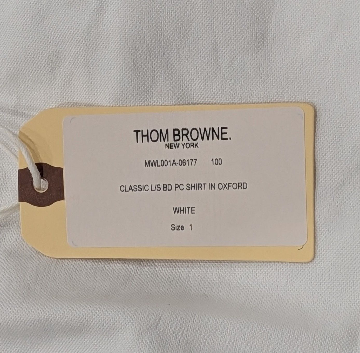 Thom Browne THOM BROWNE Pocket Cotton Button Up Shirt White 1 - Small Size US S / EU 44-46 / 1 - 9 Thumbnail