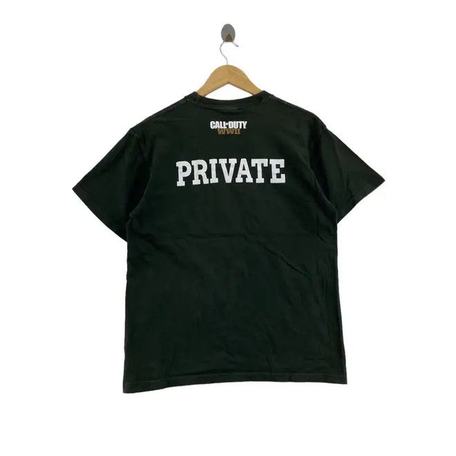 Vintage CALL OF DUTY WWII PRIVATE Video Game Tee Shirt Top No War Size US L / EU 52-54 / 3 - 2 Thumbnail
