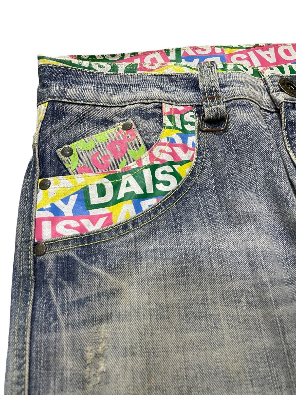 Hysteric Glamour × Japanese Brand Daisy Japan Funky Printed Zipper Man Jeans Size US 32 / EU 48 - 5 Thumbnail