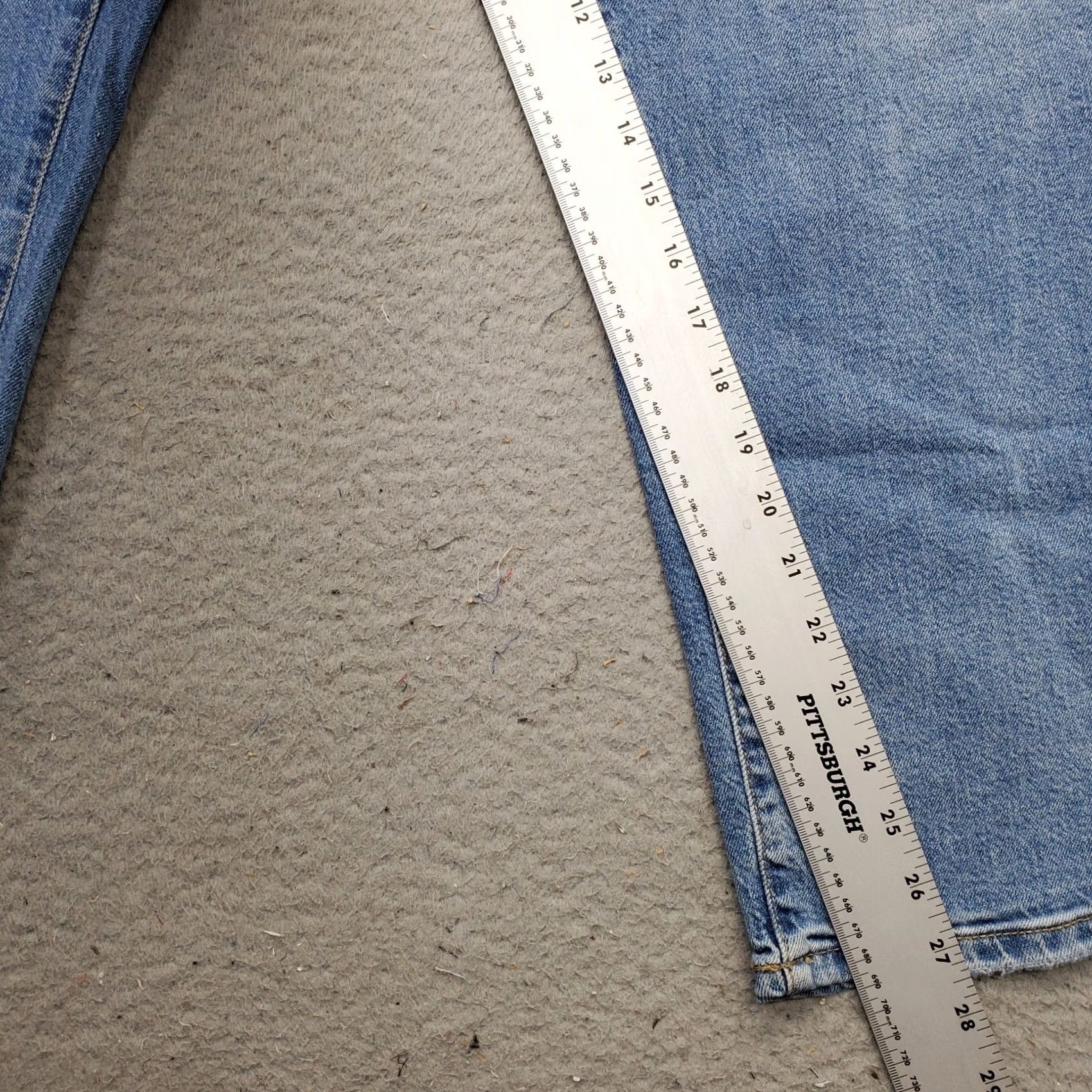 Vintage Universal Thread Jeans Womens 28 Blue Denim Comfort Stretch High Rise 90s Slim Jeans Size 28" / US 6 / IT 42 - 4 Thumbnail
