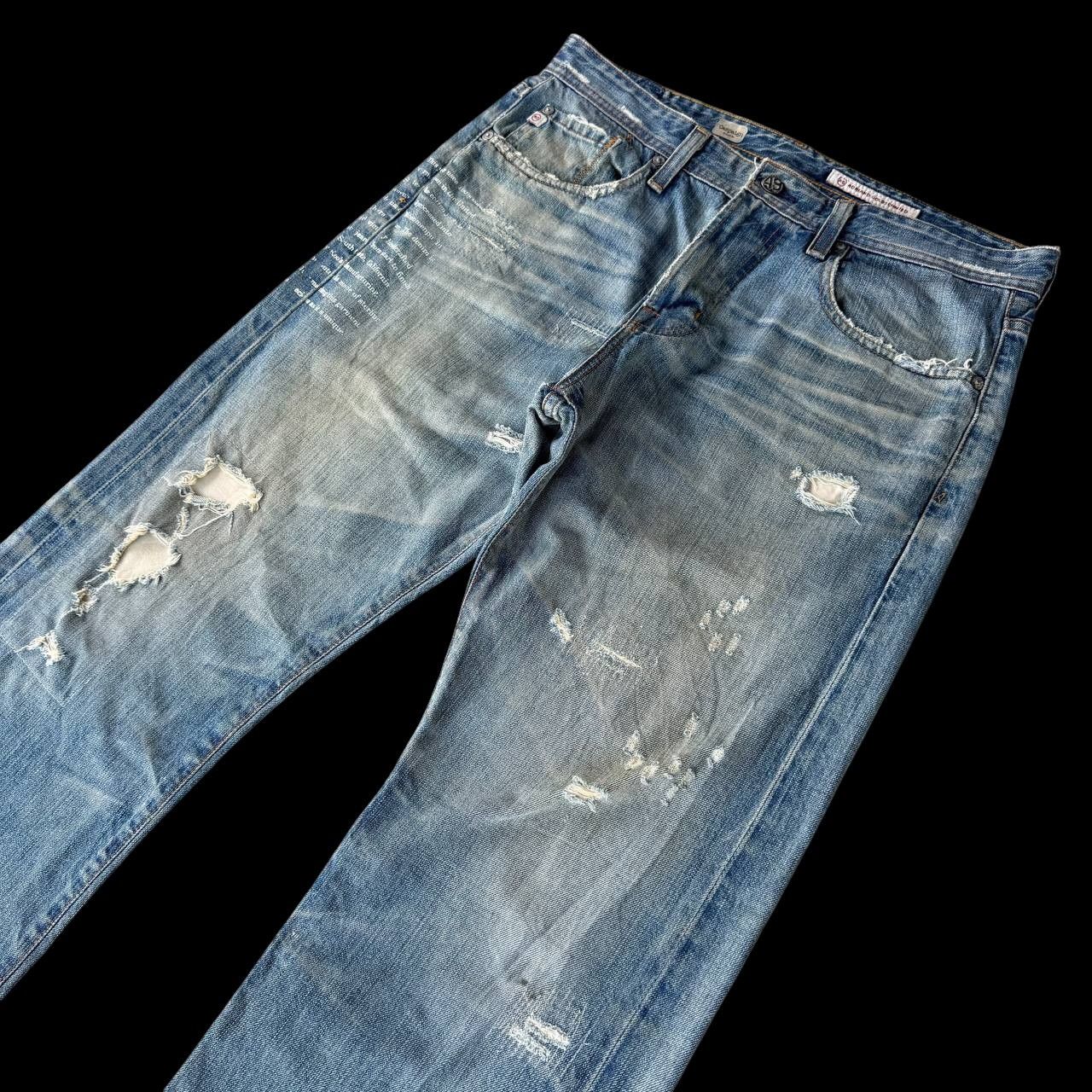 AG Adriano Goldschmied Vintage AG Adriano Goldschmied CampaignLoose Distressed Jean Size US 32 / EU 48 - 12 Thumbnail