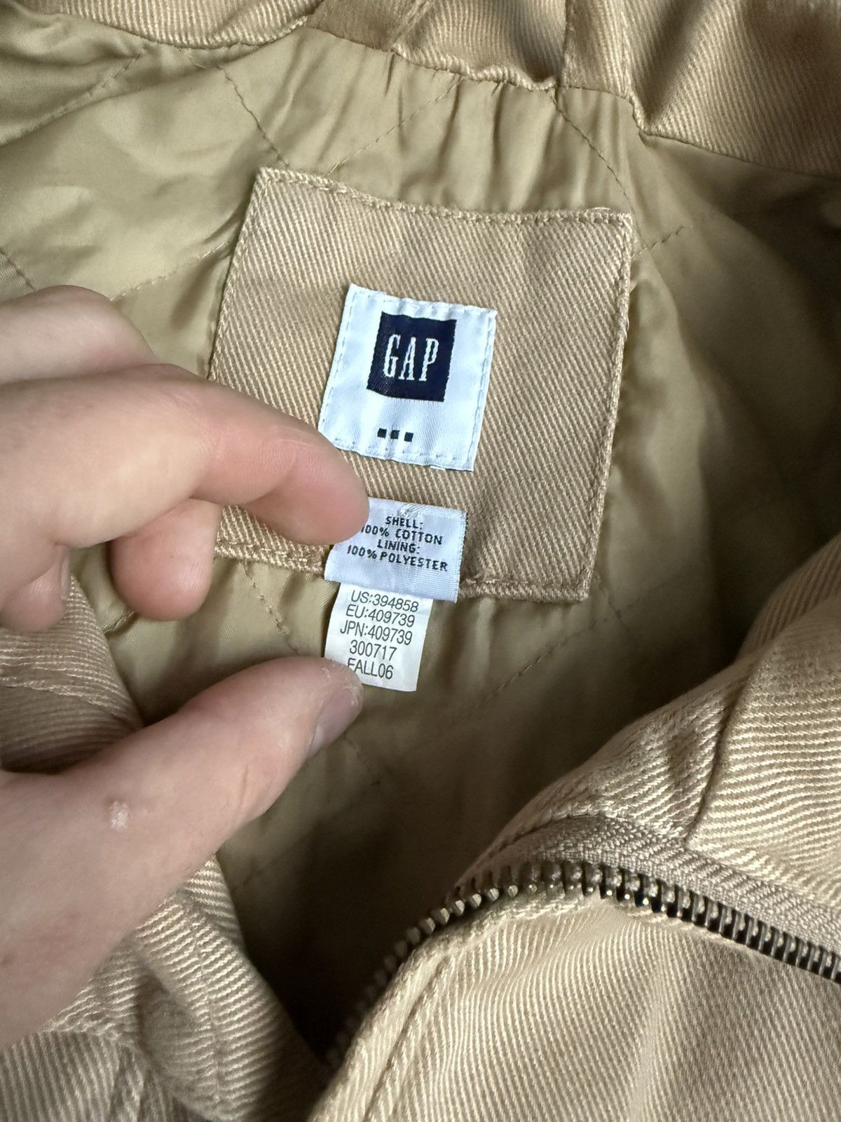 Gap × Vintage Vintage denim bomber jacket gap styled Carhartt Detroit 90’s Size US L / EU 52-54 / 3 - 5 Thumbnail