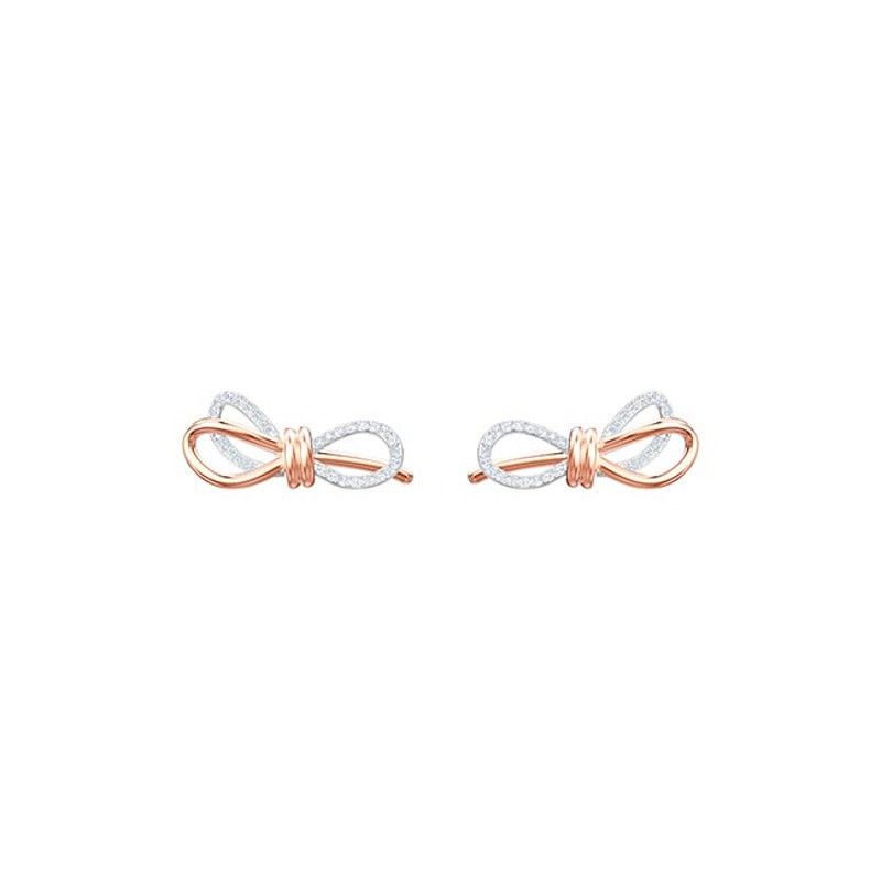 Swarovski Swarovski Lifelong Bow Pierced Earrings White Size ONE SIZE - 4 Thumbnail