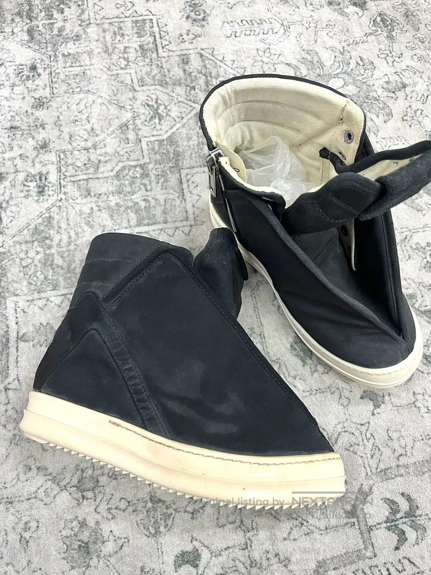 Rick Owens Drkshdw Rick Owens DRKSHDW High-Top Boots. Size US 5 / IT 35 - 4 Thumbnail