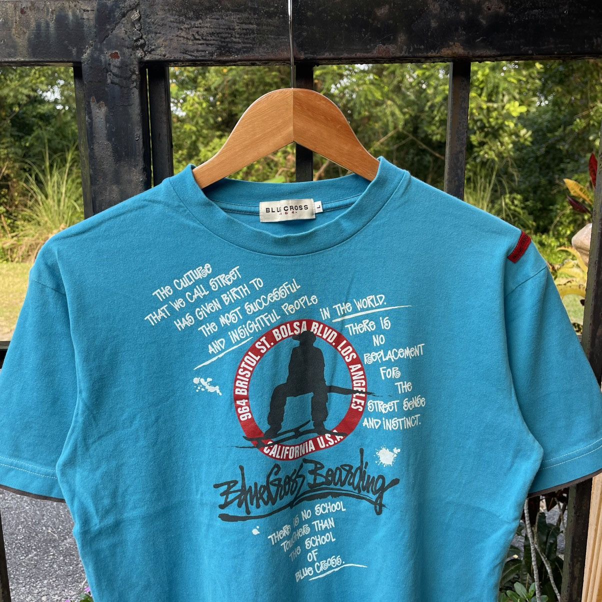 Welcome Skateboards 🔥Vintage Blue Cross Skateboarding Company Hip Hop Tee Size US S / EU 44-46 / 1 - 4 Thumbnail