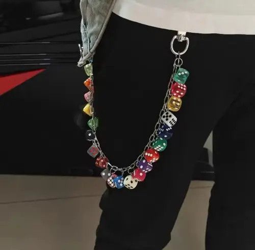 Jewelry Multi Dice Waist Pants Keychain Size ONE SIZE - 2 Thumbnail