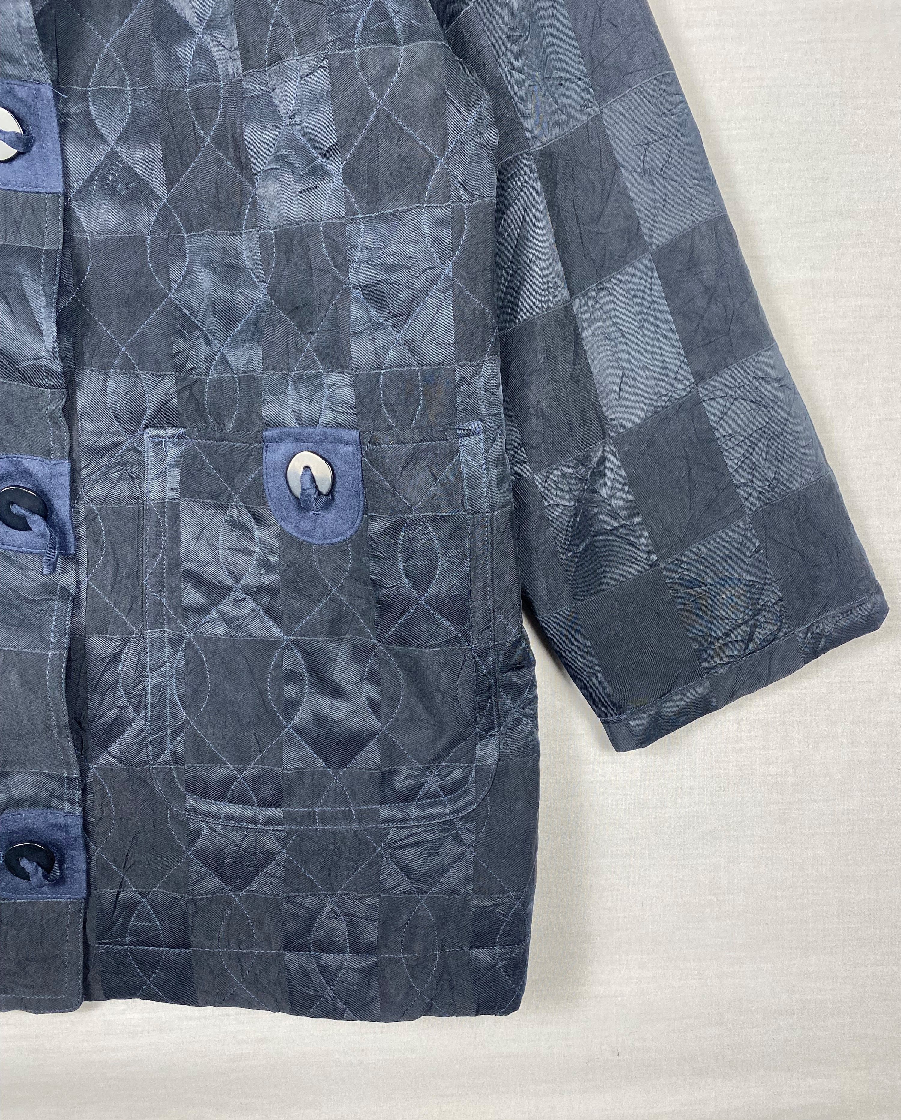 Japanese Brand Vintage Authentic Quilted Zip Up Light Jacket Size US L / EU 52-54 / 3 - 6 Thumbnail