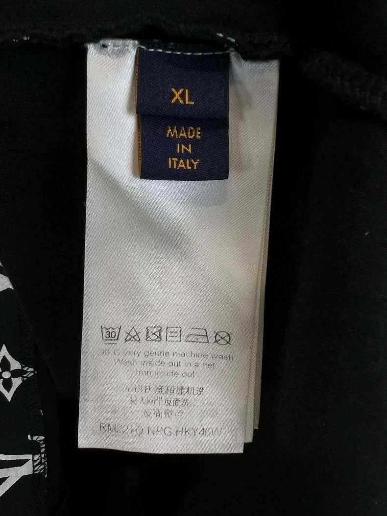 Louis Vuitton Louis Vuitton Gradient old flower full logo short sleeve Size US XL / EU 56 / 4 - 4 Thumbnail