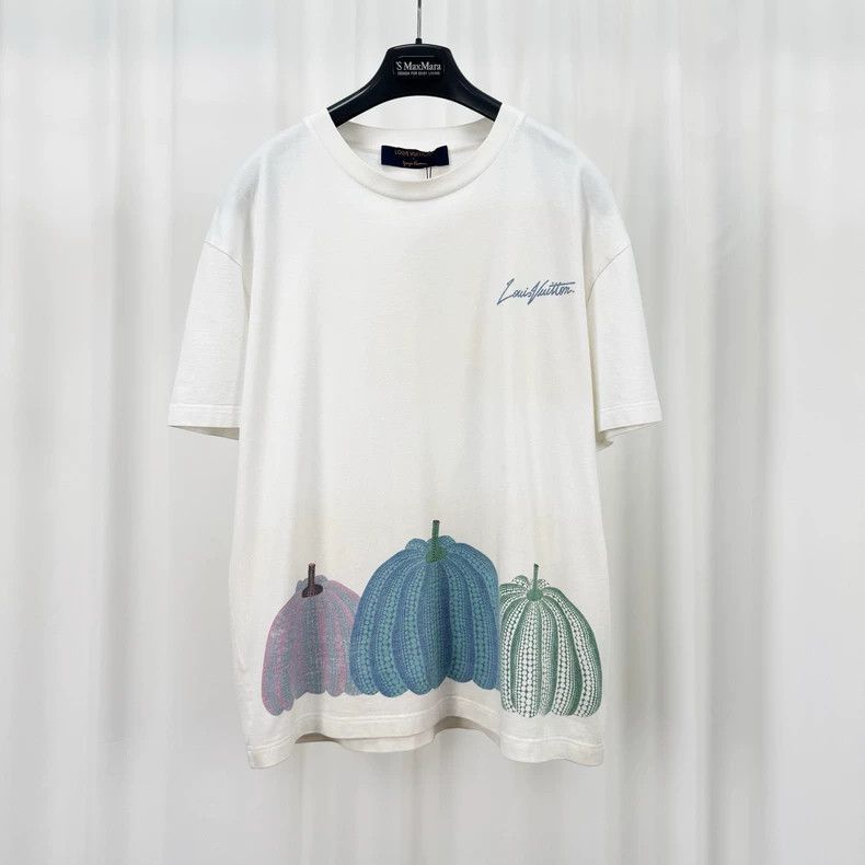 Louis Vuitton Louis Vuitton Kusama Pumpkin Graphic Tee-2505 Size US M / EU 48-50 / 2 - 1 Thumbnail
