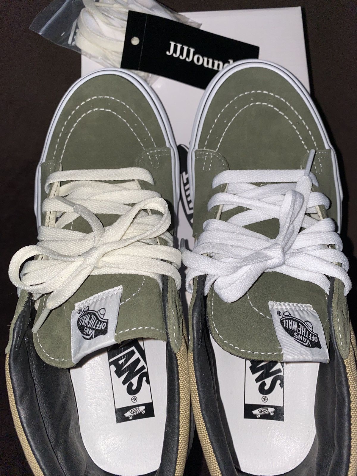 JJJJound × Vans JJJJound x Vans Vault Sk8-Mid LX Green Size US 8 / EU 41 - 2 Thumbnail