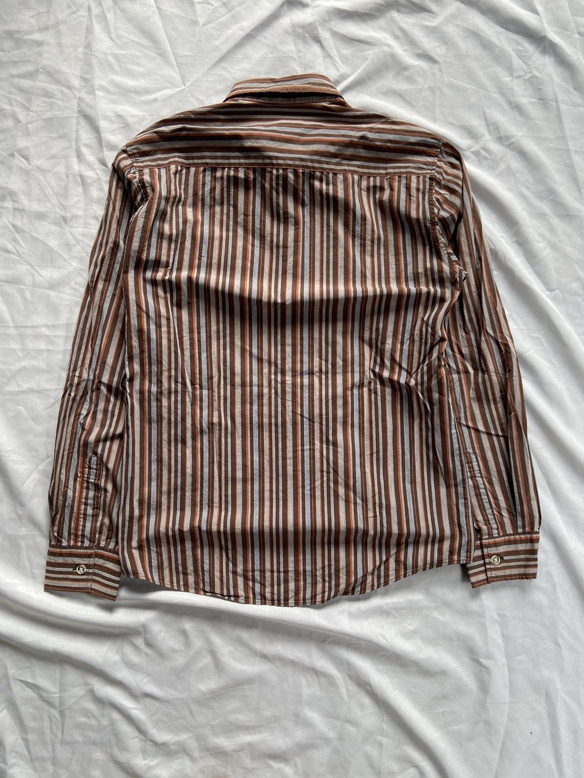 PPFM JIZOST BATSU 2 IN 1 PPFM CASUAL STRIPED BUTTON DOWN SHIRT Size US S / EU 44-46 / 1 - 17 Thumbnail